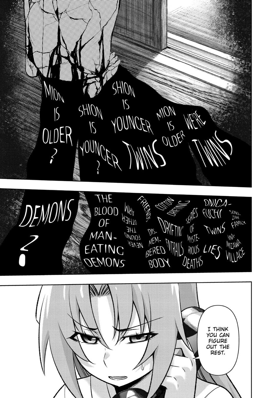 Higurashi no Naku Koro ni Meguri Chap 10 - Next Chap 11