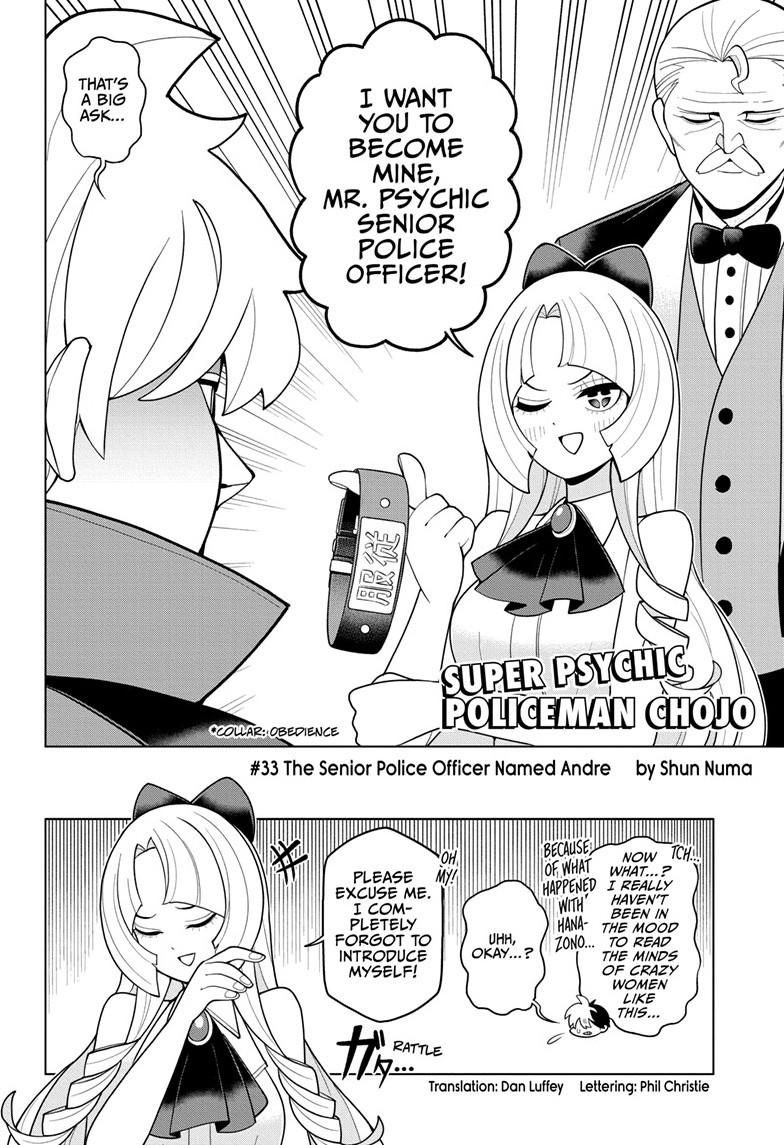 Super Psychic Policeman Chojo Chap 33 - Next Chap 34