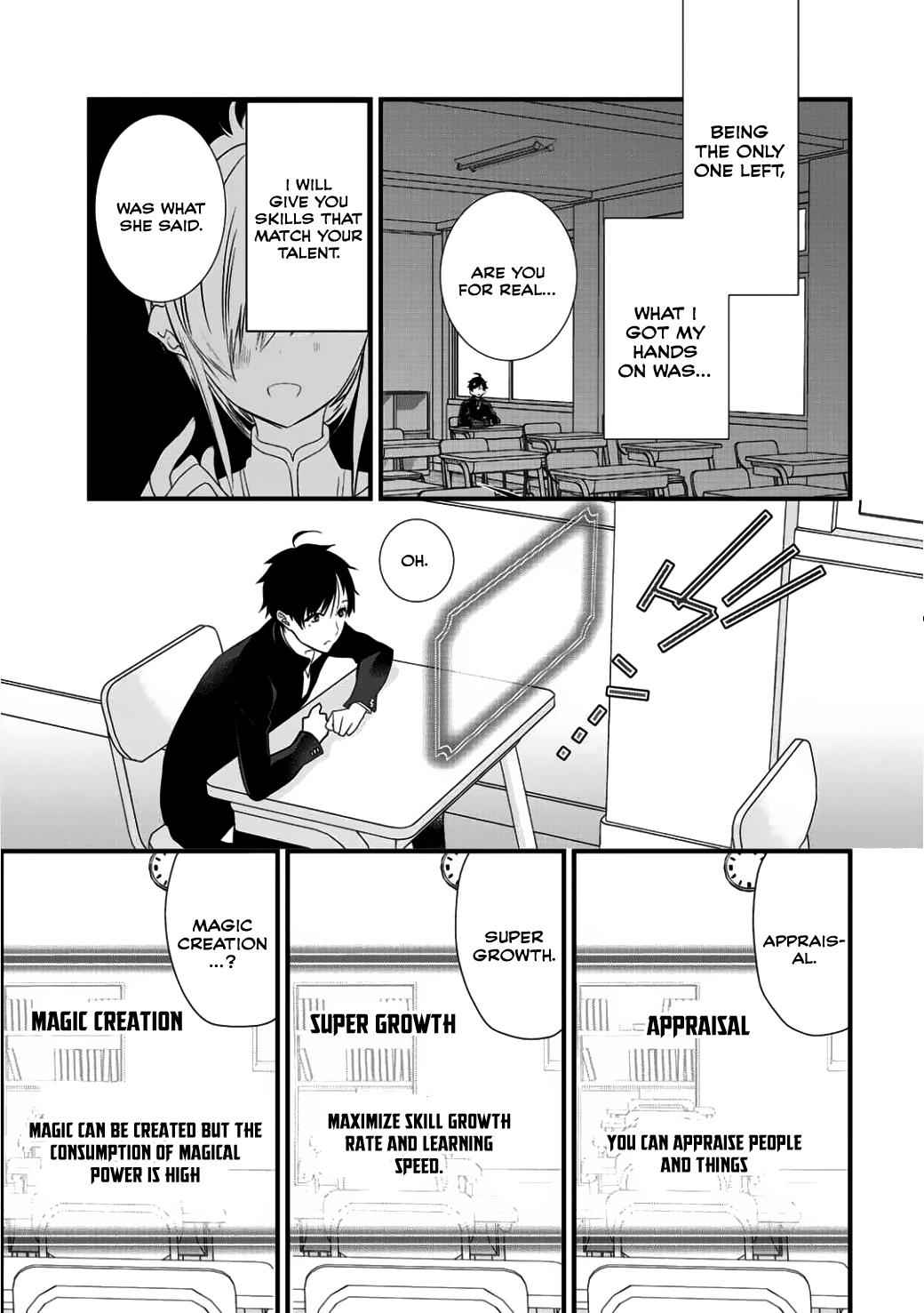 Class ga Isekai Shoukan sareta Naka Ore dake Nokotta n desu ga Chap 2 - Next Chap 3