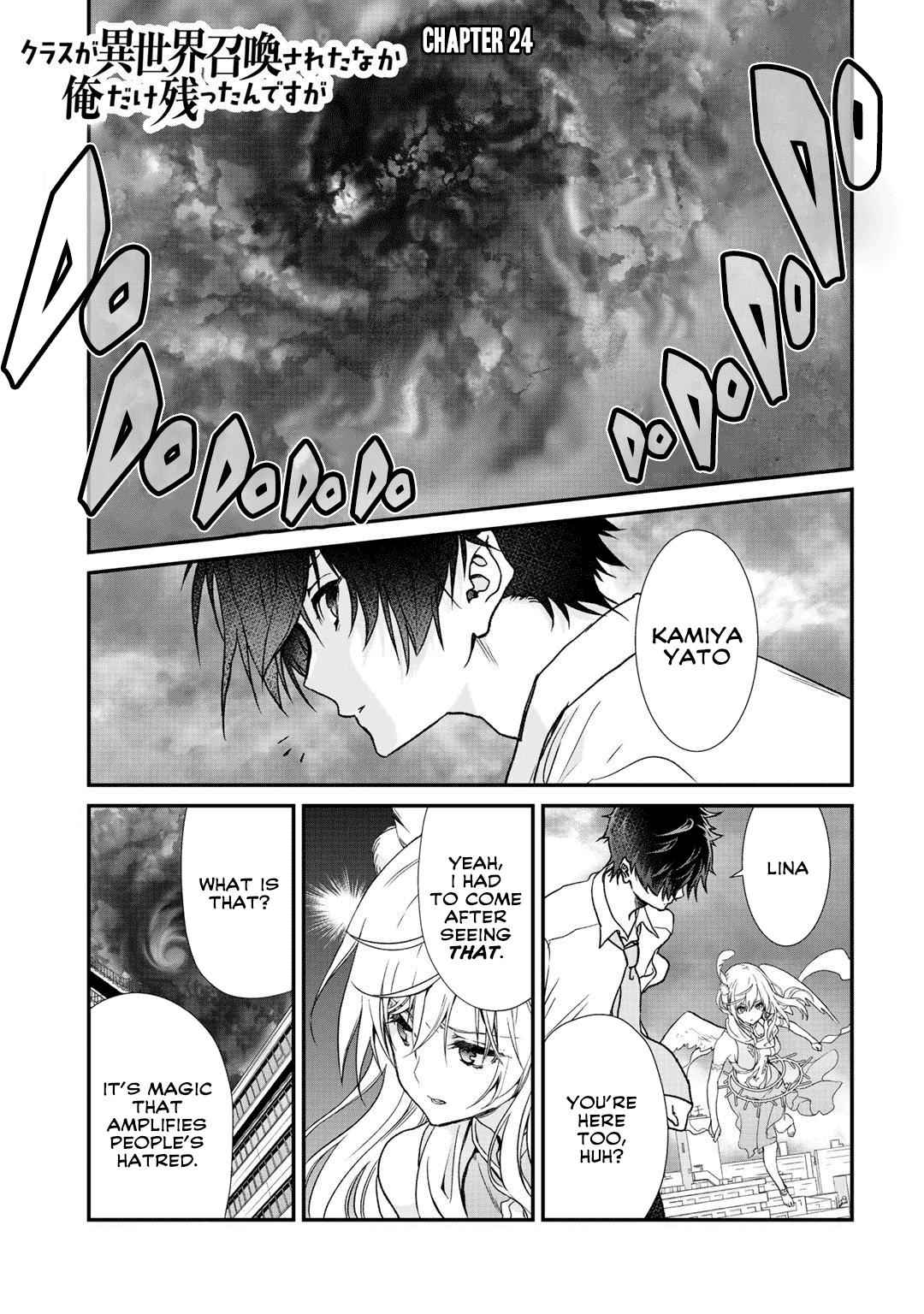 Class ga Isekai Shoukan sareta Naka Ore dake Nokotta n desu ga Chap 24 - Next Chap 25