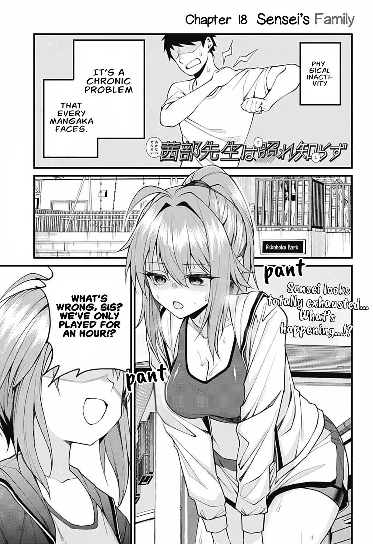 Akanabe-sensei wa Tereshirazu Chap 18 - Next Chap 19