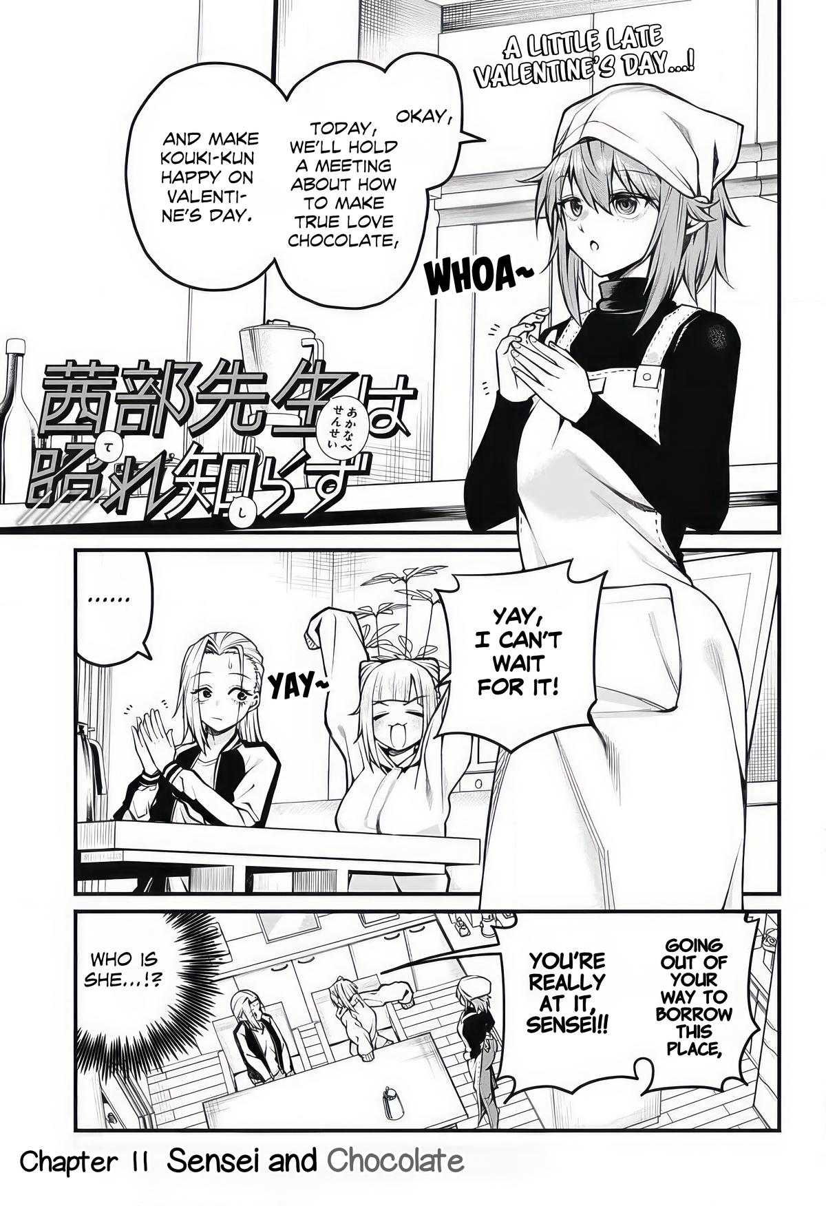 Akanabe-sensei wa Tereshirazu Chap 11 - Next Chap 12