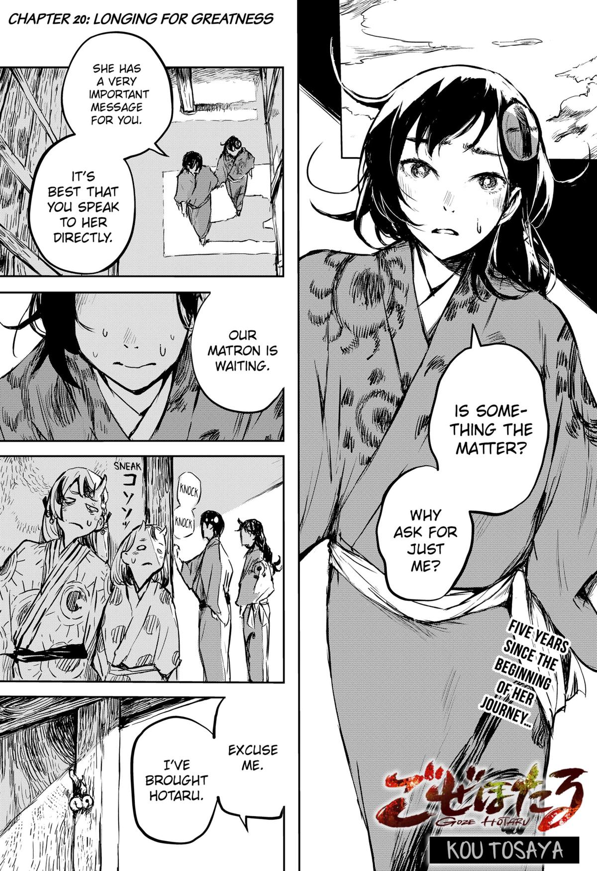 GOZE HOTARU Chap 20 - Next Chap 21