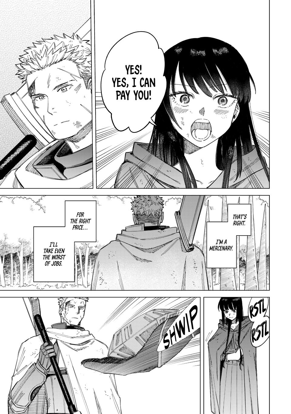 The Witch and the Mercenary Chap 1 - Next Chap 2