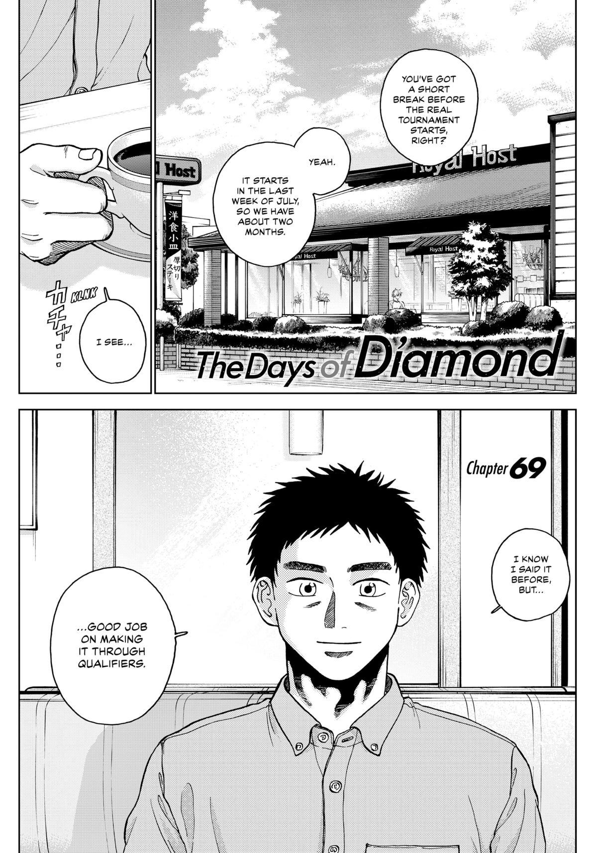 The Days of Diamond - Diamond no Kouzai Chap 69 - Next Chap 70