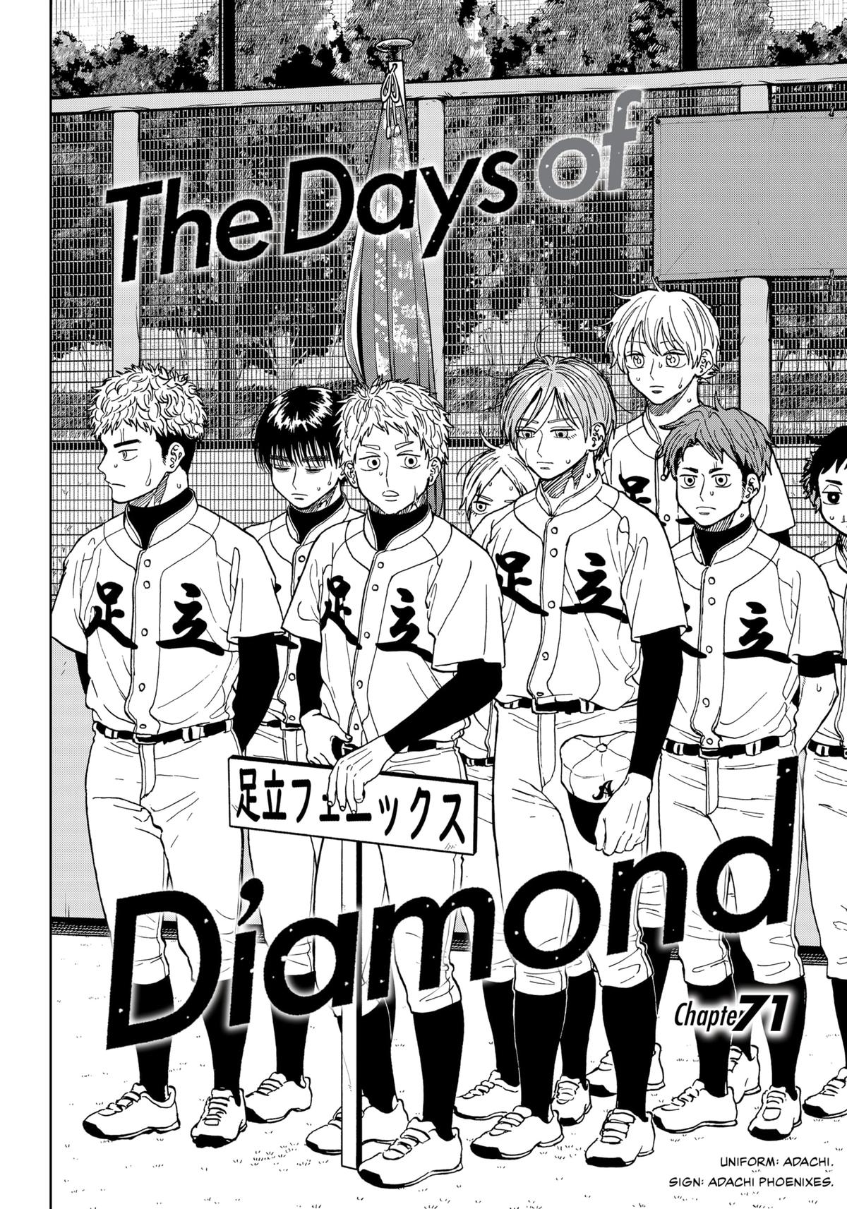 The Days of Diamond - Diamond no Kouzai Chap 71 - Next Chap 72