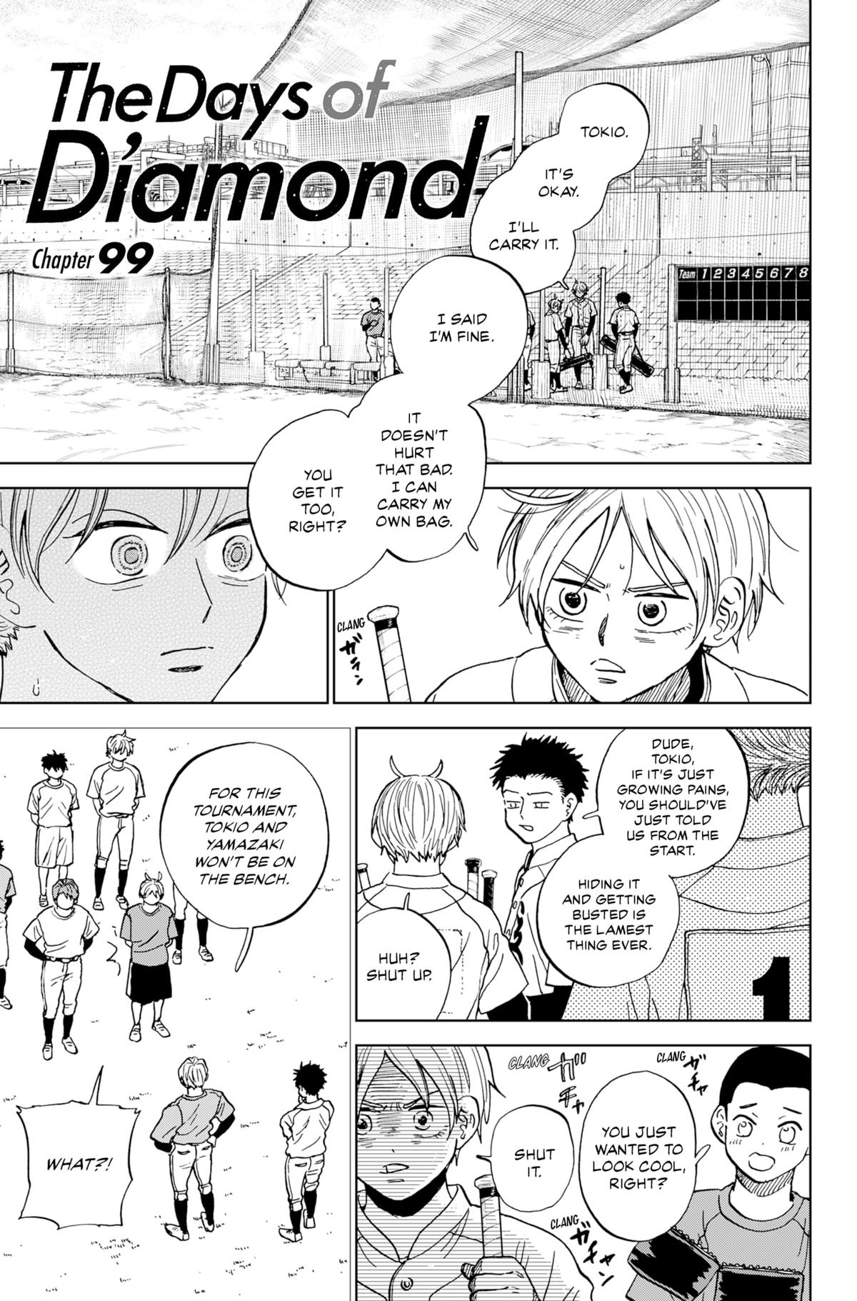 The Days of Diamond - Diamond no Kouzai Chap 99 - Next Chap 100