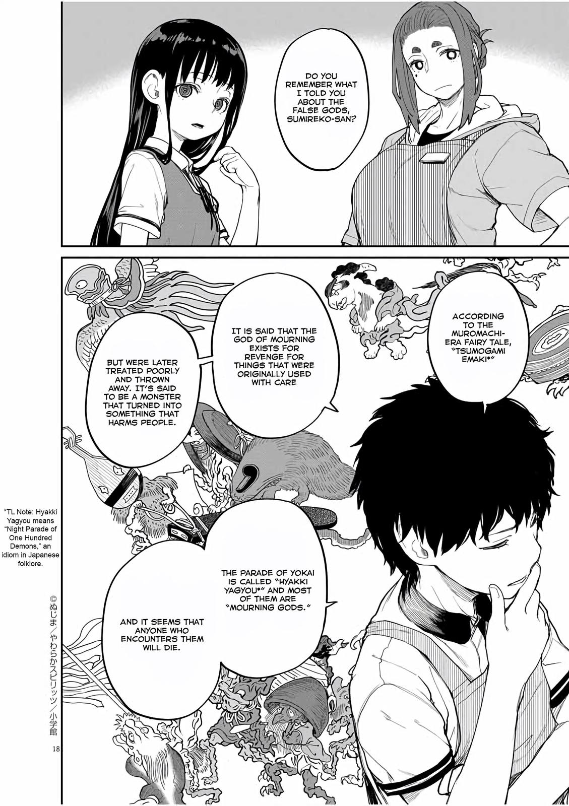 Kaii to Otome to Kamikakushi Chap 35 - Next Chap 36