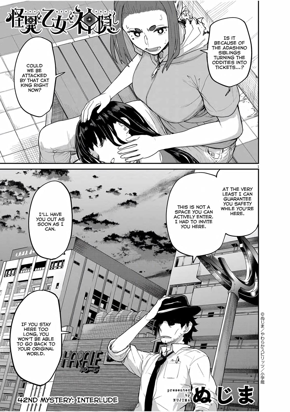 Kaii to Otome to Kamikakushi Chap 42 - Next Chap 43