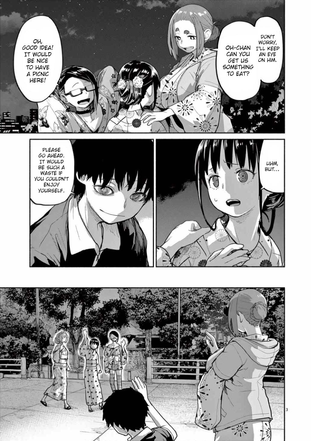 Kaii to Otome to Kamikakushi Chap 55 - Next Chap 56