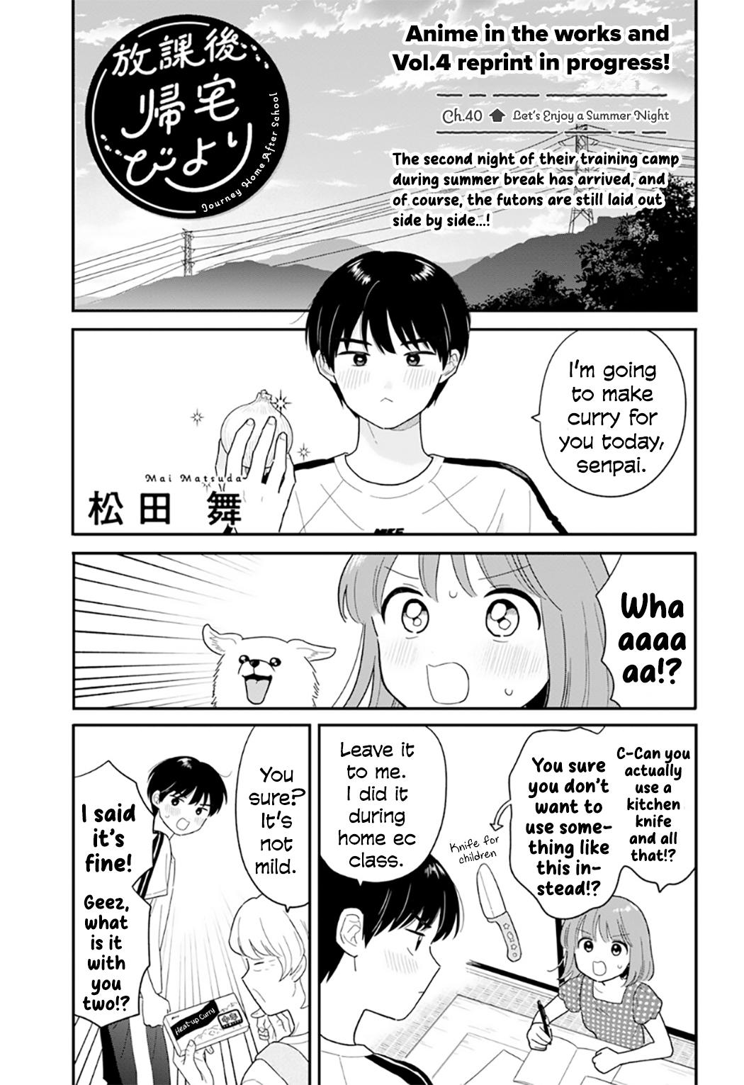 Houkago Kitaku Biyori Chap 40 - Next Chap 41