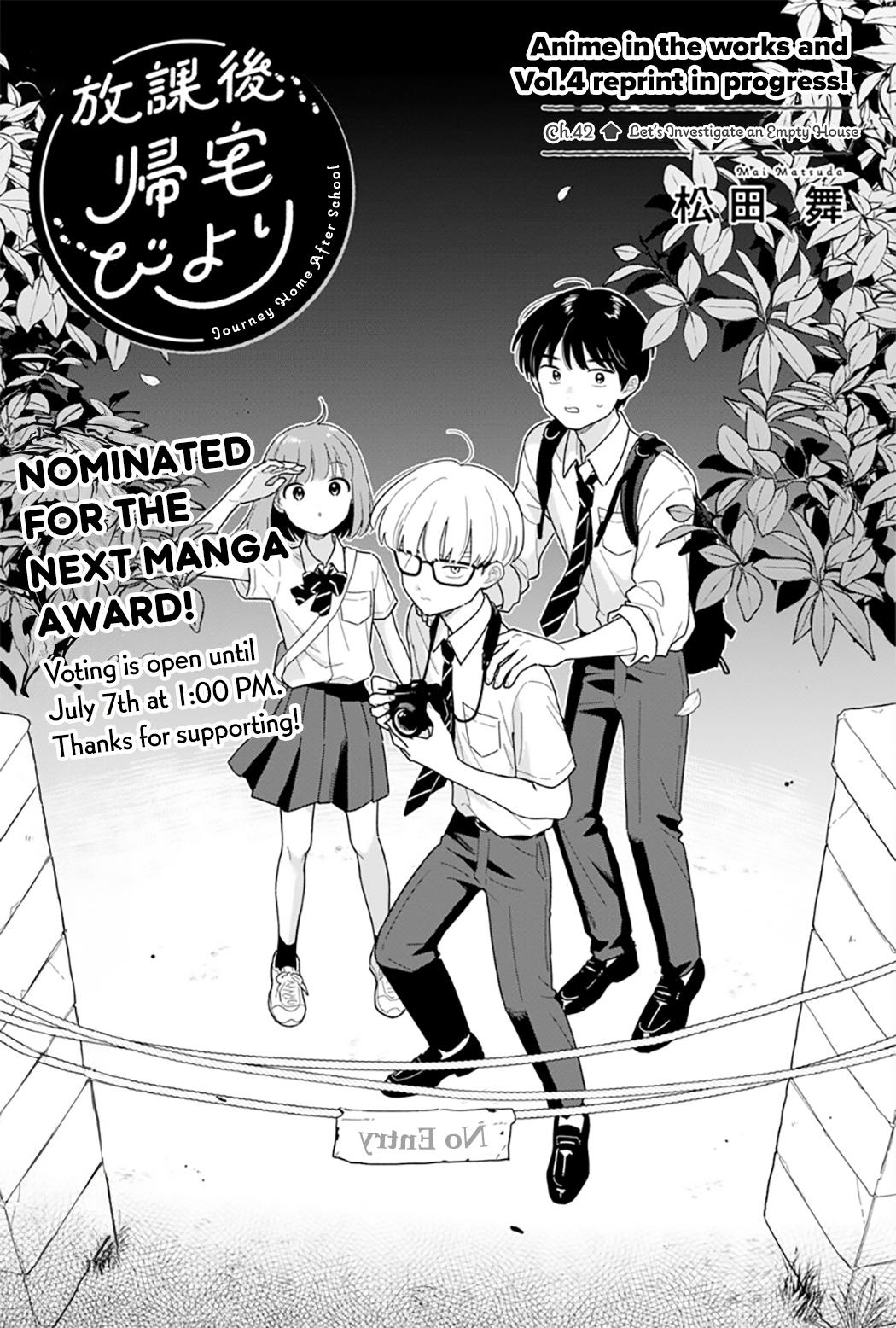 Houkago Kitaku Biyori Chap 42 - Next Chap 43