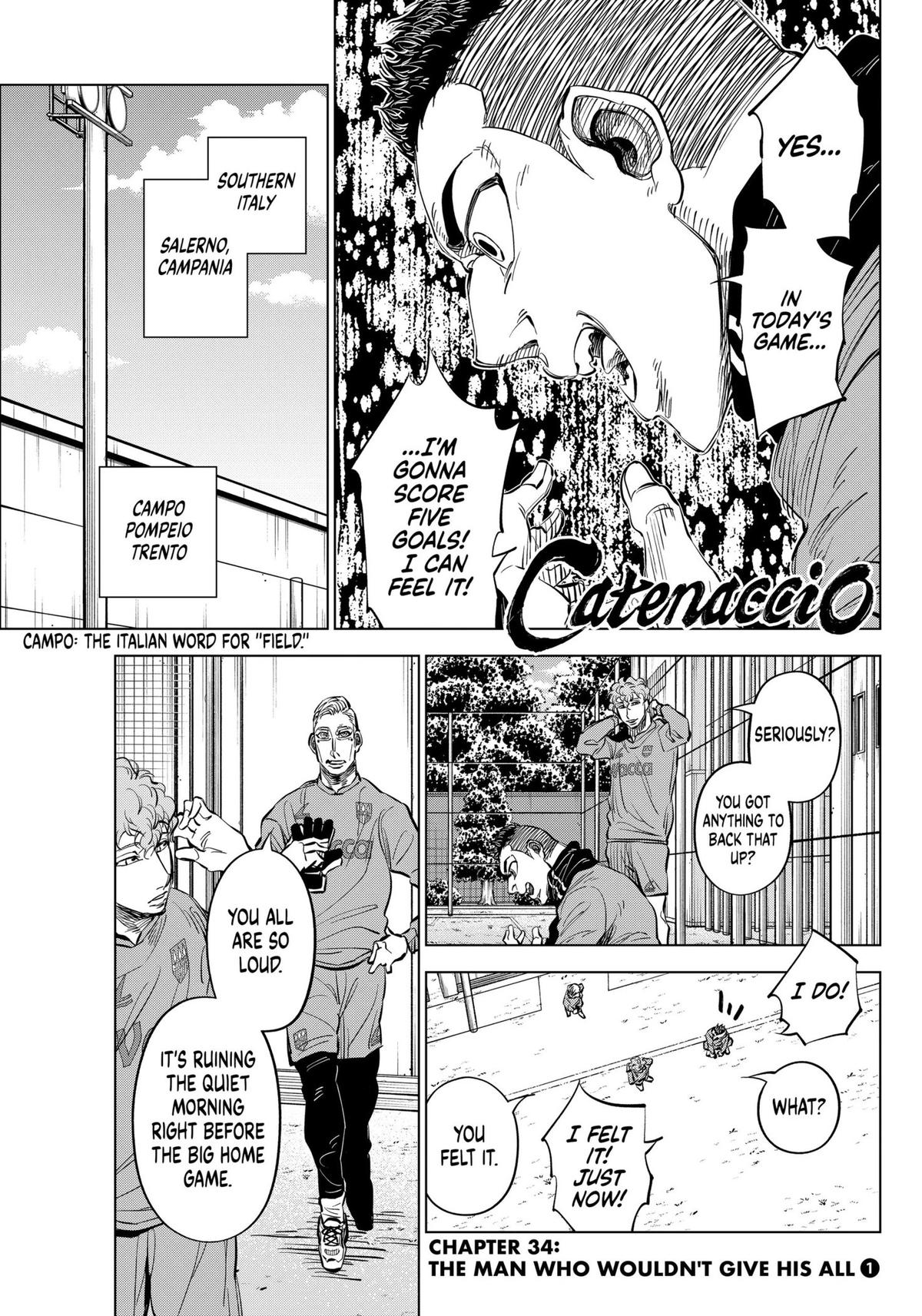 Catenaccio Chap 34 - Next Chap 35