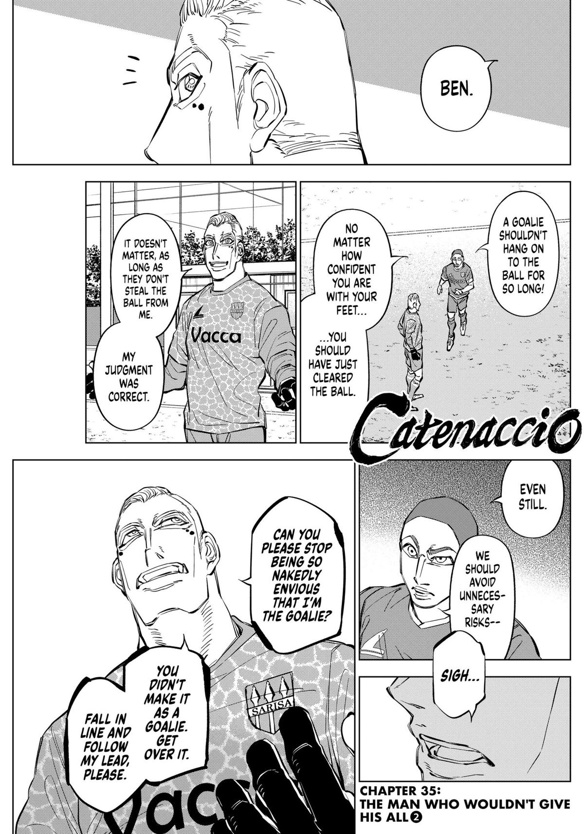 Catenaccio Chap 35 - Next Chap 36