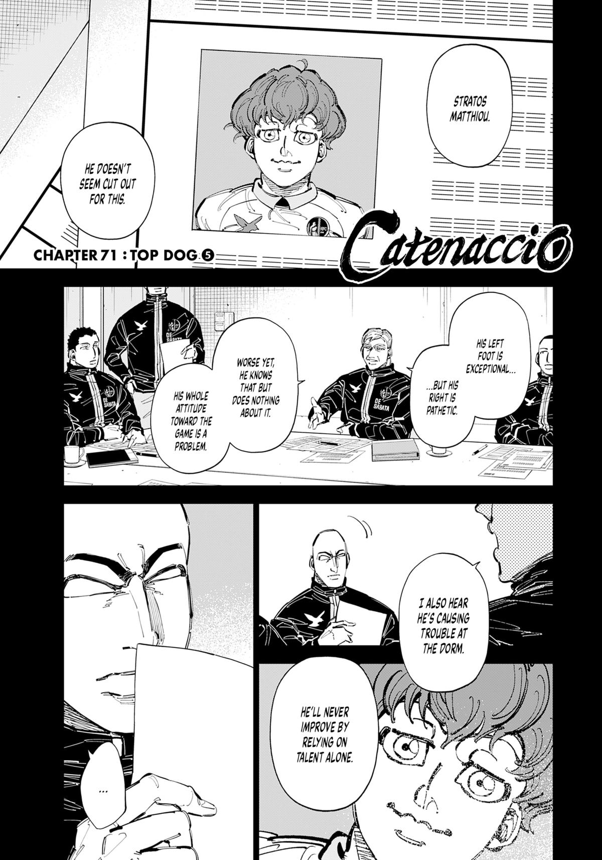 Catenaccio Chap 71 - Next Chap 72