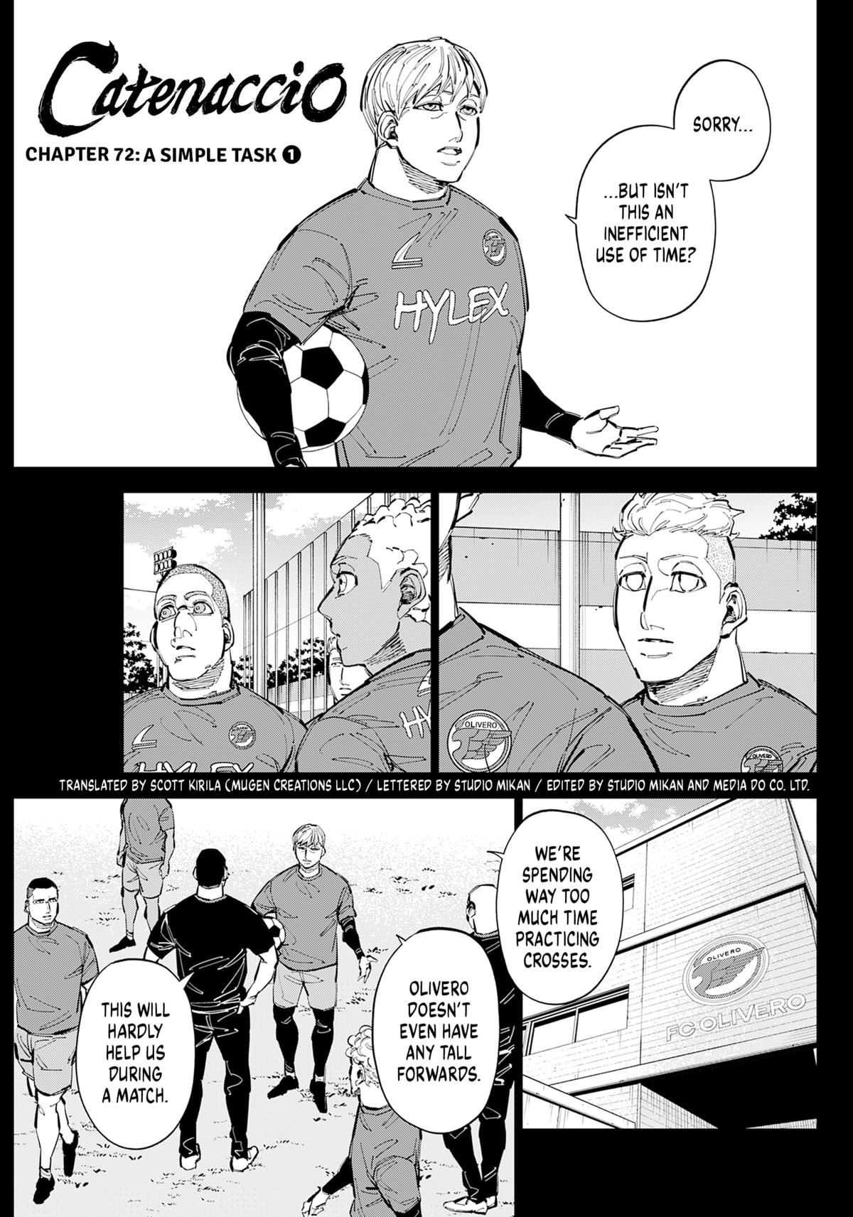 Catenaccio Chap 72 - Next Chap 73