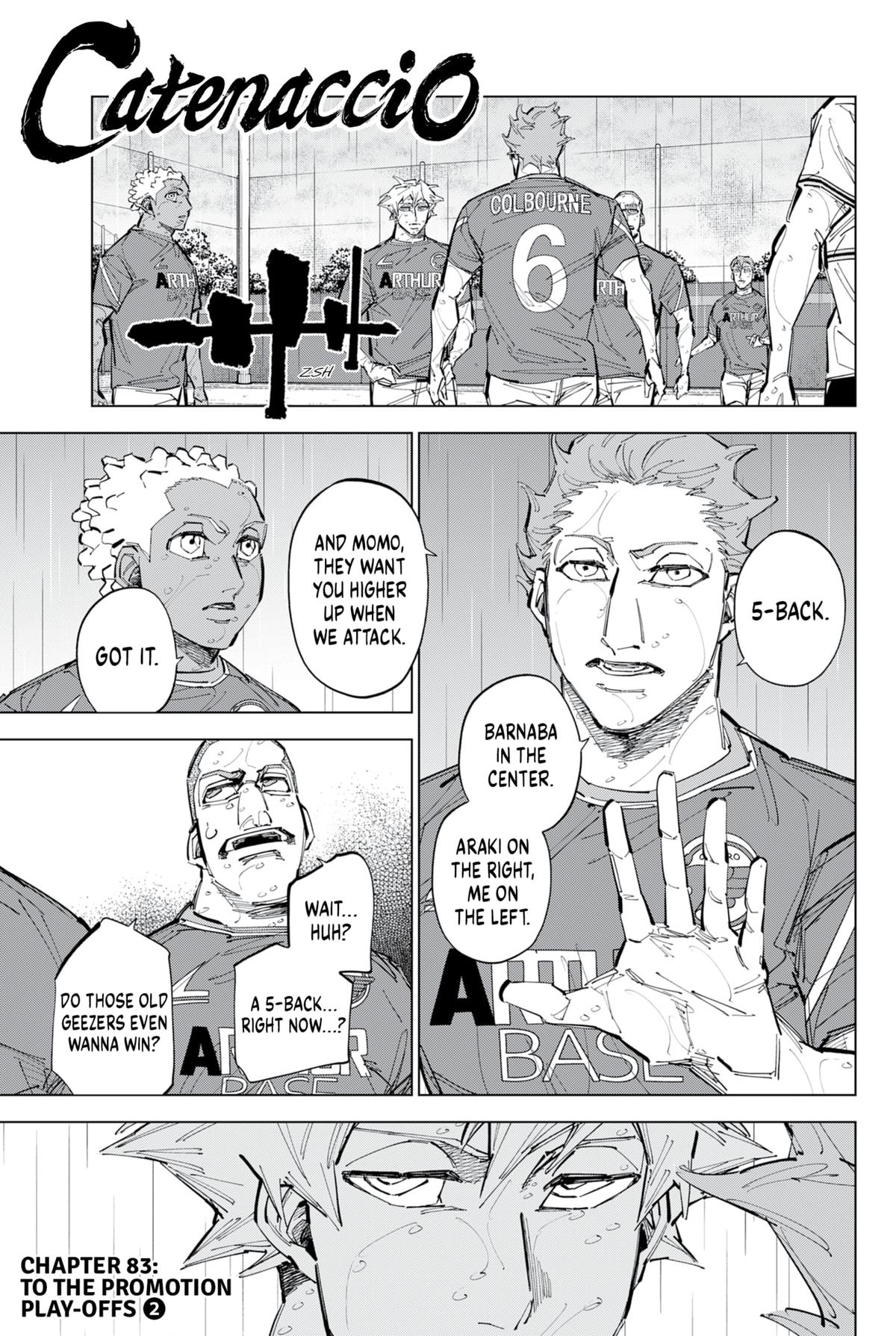 Catenaccio Chap 83 - Next Chap 84