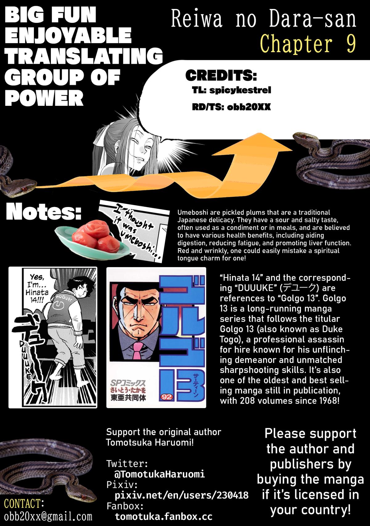 Reiwa no Dara-san Chap 9 - Next Chap 10