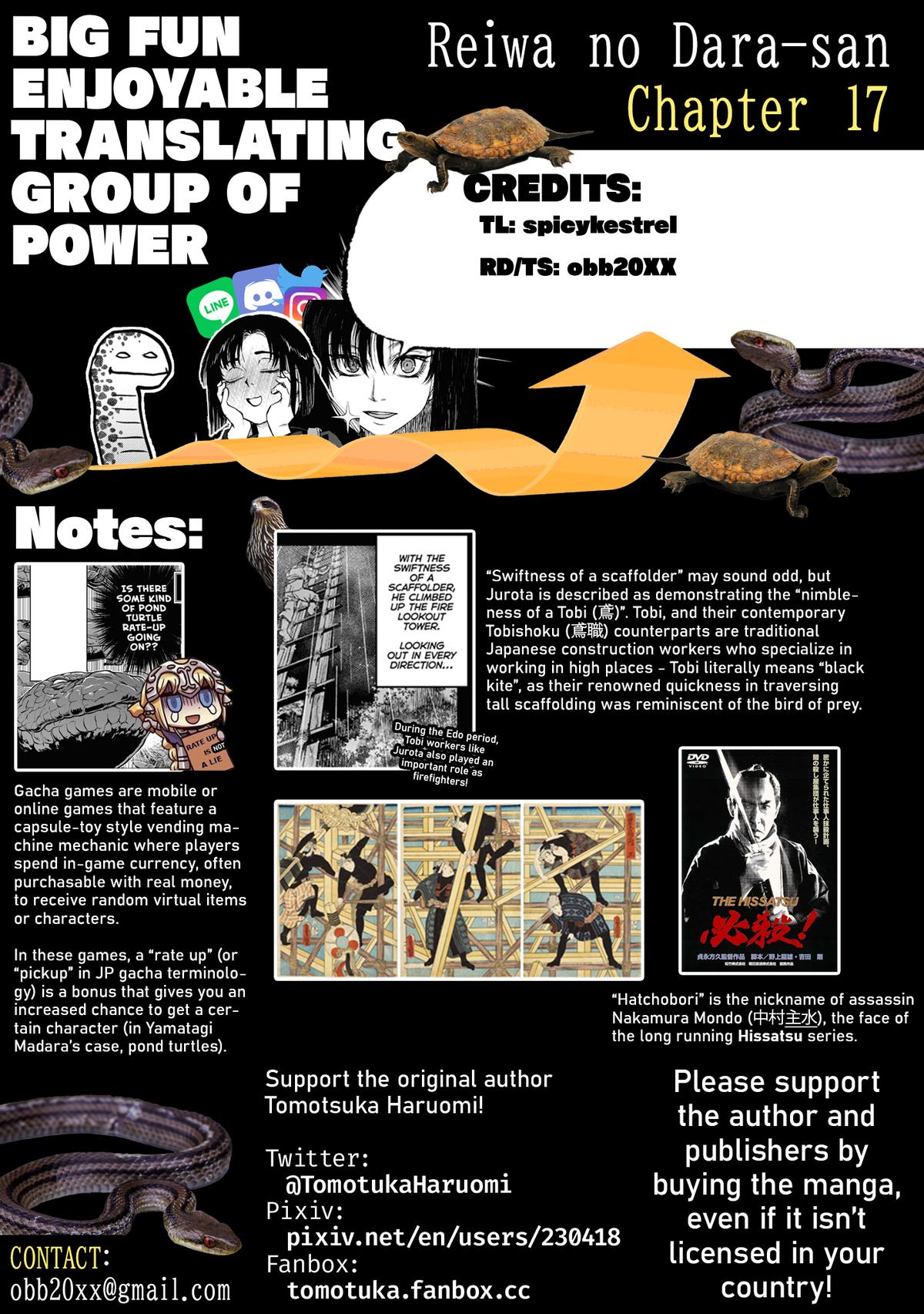 Reiwa no Dara-san Chap 17 - Next Chap 18