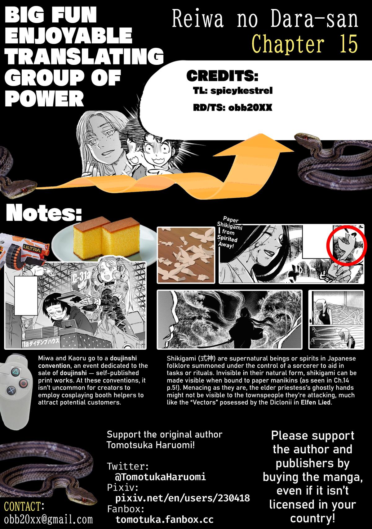 Reiwa no Dara-san Chap 15 - Next Chap 16