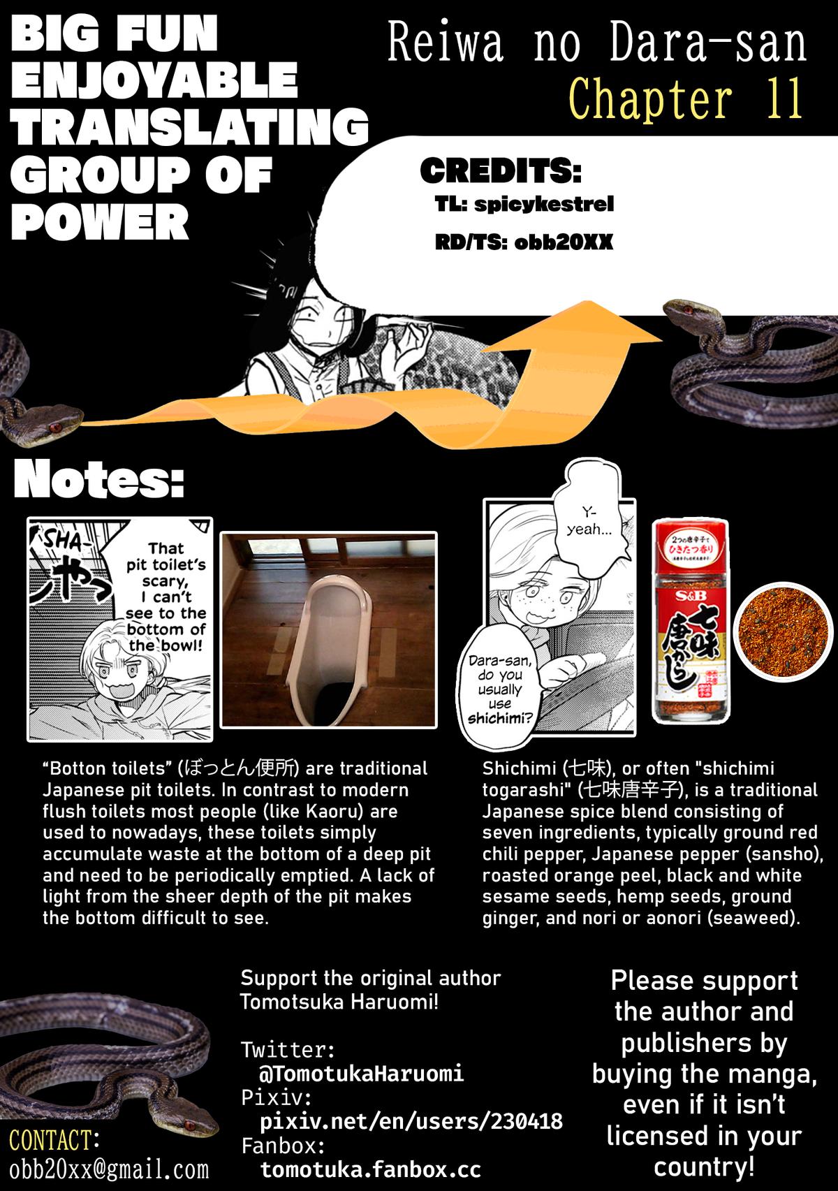 Reiwa no Dara-san Chap 11 - Next Chap 12