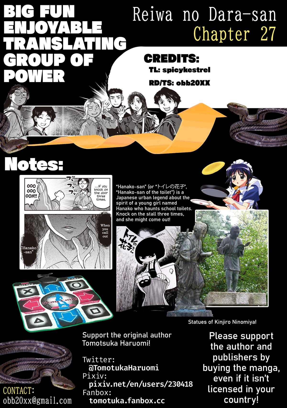 Reiwa no Dara-san Chap 27 - Next Chap 28