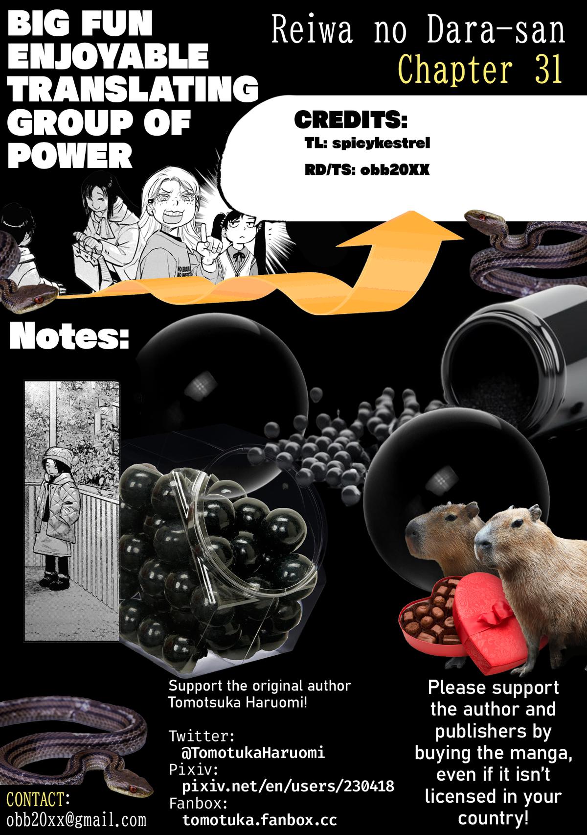 Reiwa no Dara-san Chap 31 - Next Chap 32