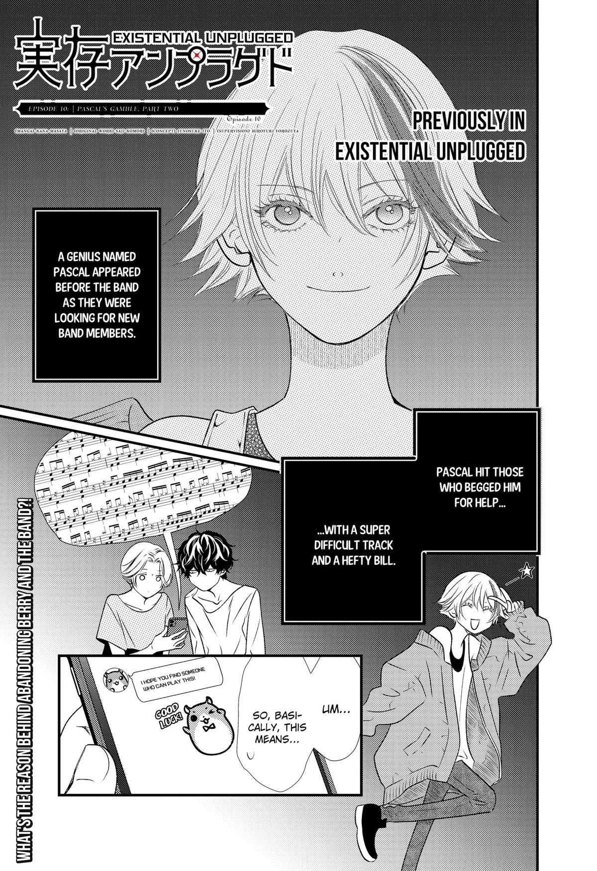 Existential Unplugged Chap 10 - Next Chap 11