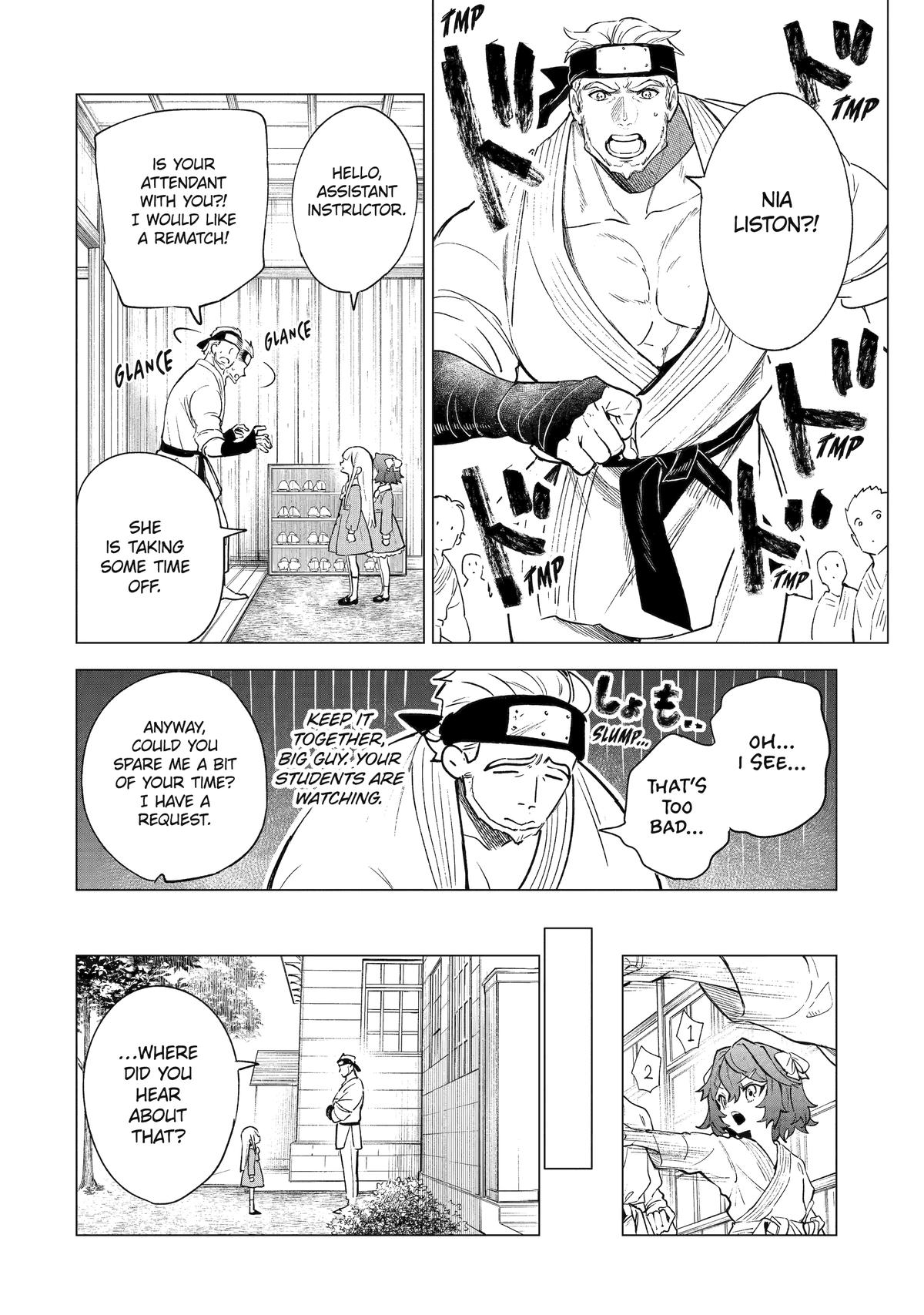 Kyouran Reijou Nia Liston: Byoujaku Reijou ni Tensei shita Kamigoroshi no Bujin no Karei naru Musouroku Chap 7 - Next Chap 8
