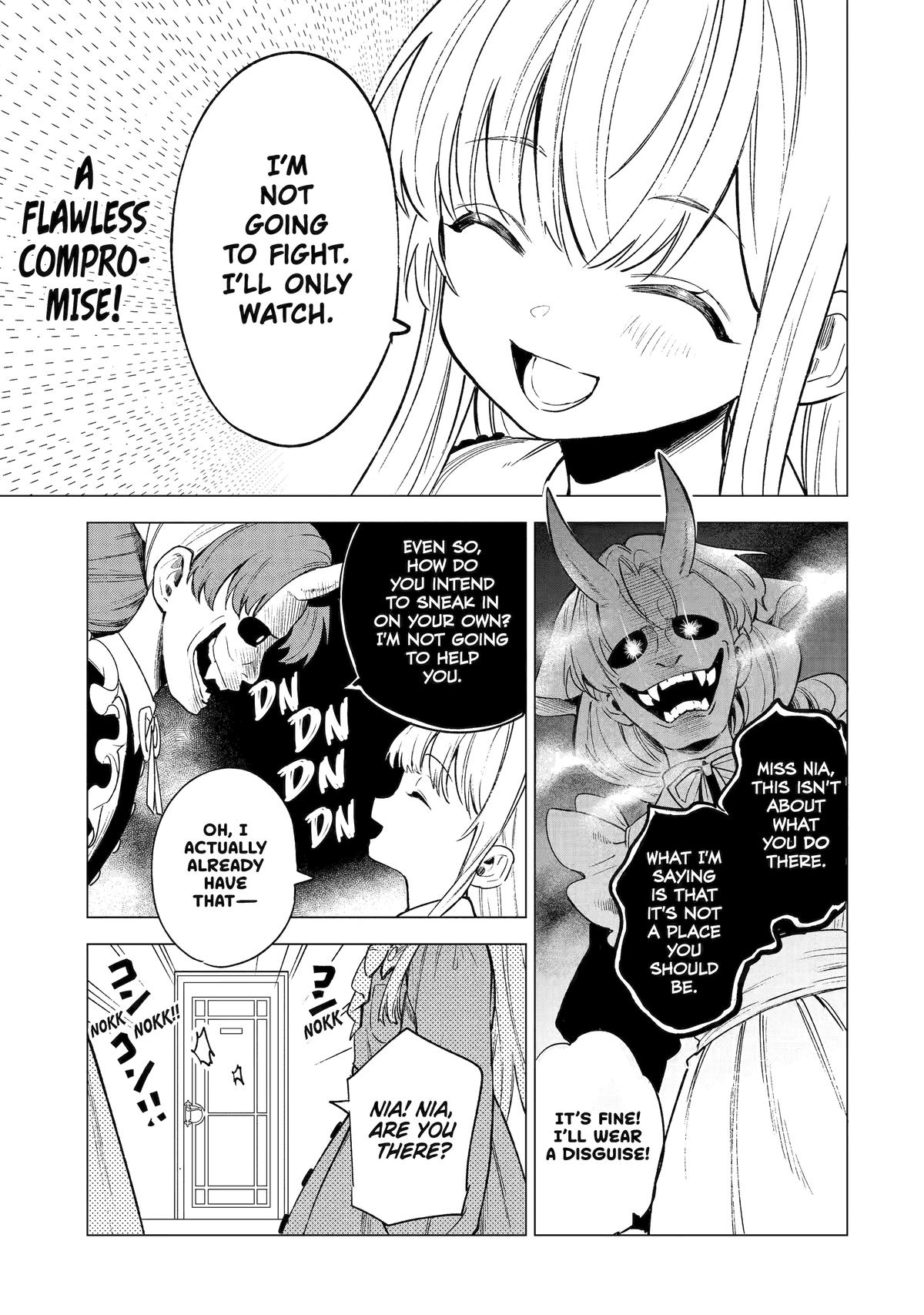 Kyouran Reijou Nia Liston: Byoujaku Reijou ni Tensei shita Kamigoroshi no Bujin no Karei naru Musouroku Chap 7 - Next Chap 8