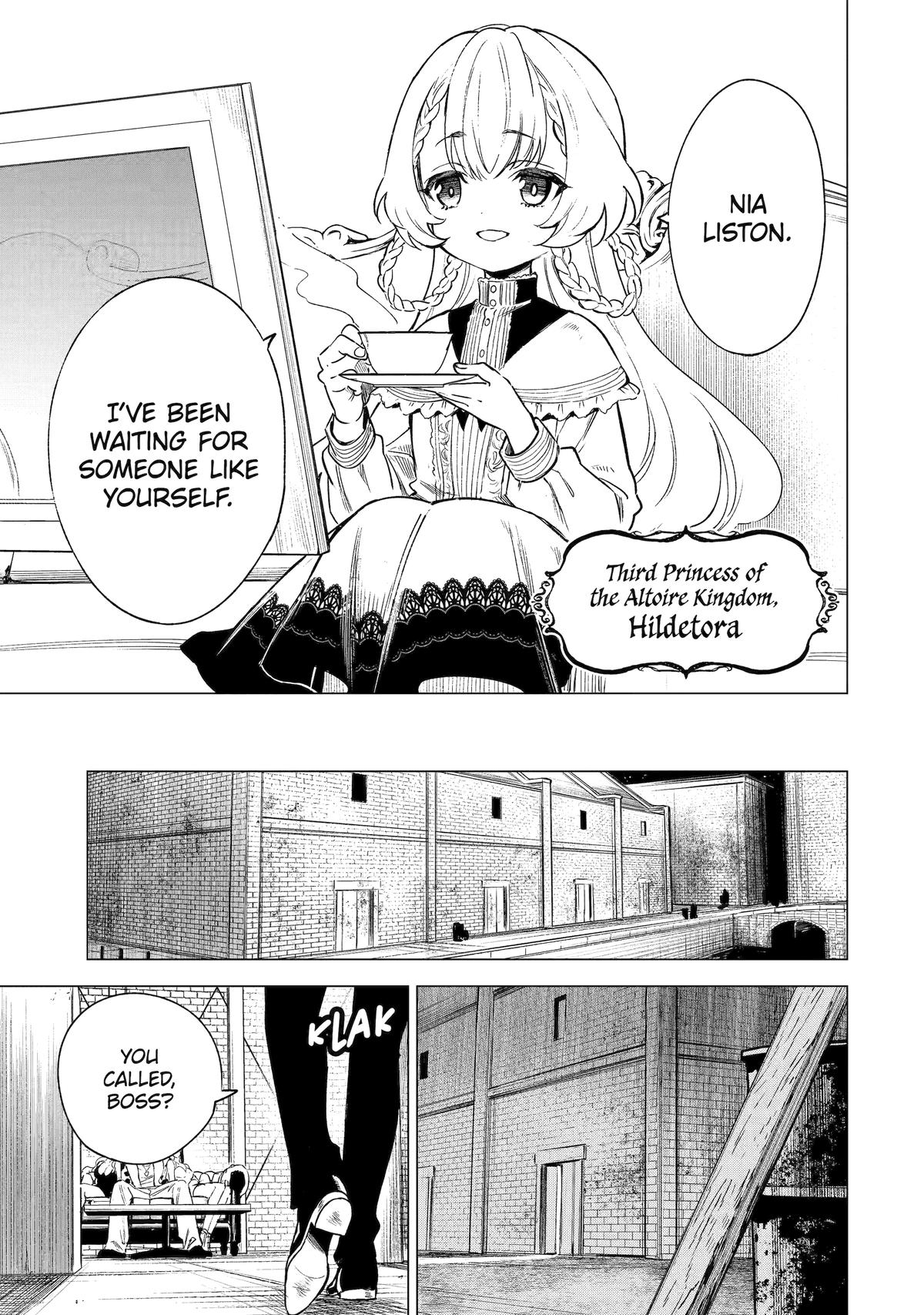 Kyouran Reijou Nia Liston: Byoujaku Reijou ni Tensei shita Kamigoroshi no Bujin no Karei naru Musouroku Chap 3 - Next Chap 4