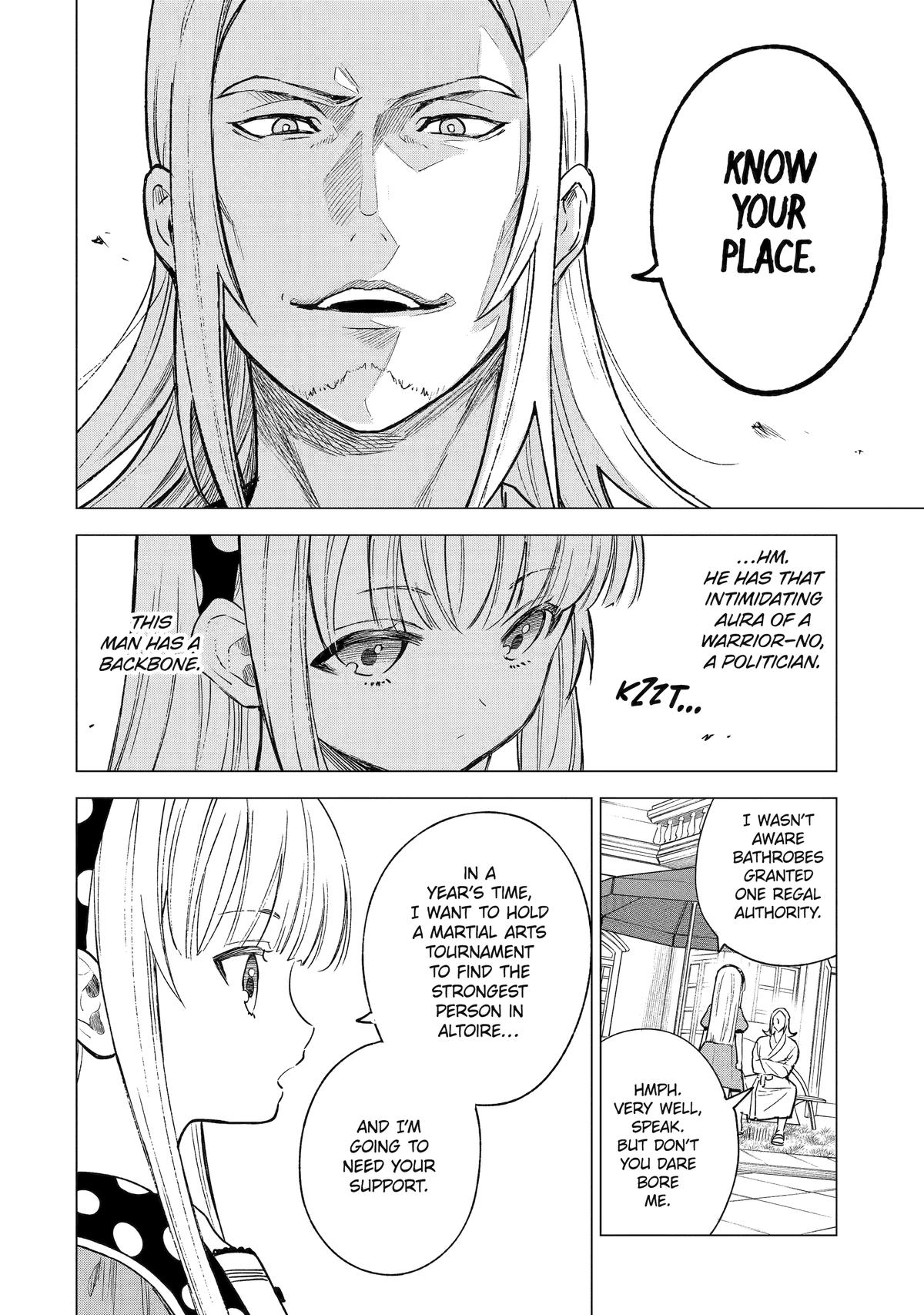 Kyouran Reijou Nia Liston: Byoujaku Reijou ni Tensei shita Kamigoroshi no Bujin no Karei naru Musouroku Chap 12 - Next Chap 13