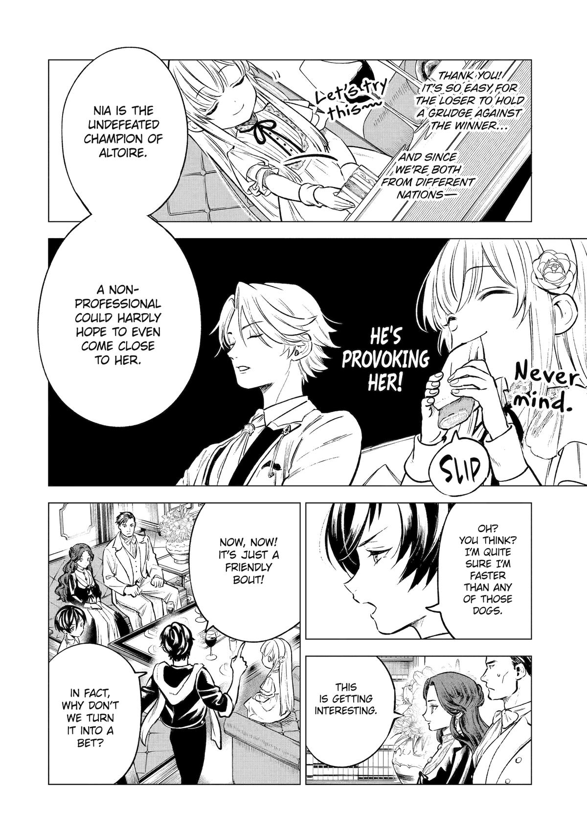 Kyouran Reijou Nia Liston: Byoujaku Reijou ni Tensei shita Kamigoroshi no Bujin no Karei naru Musouroku Chap 20 - Next Chap 21