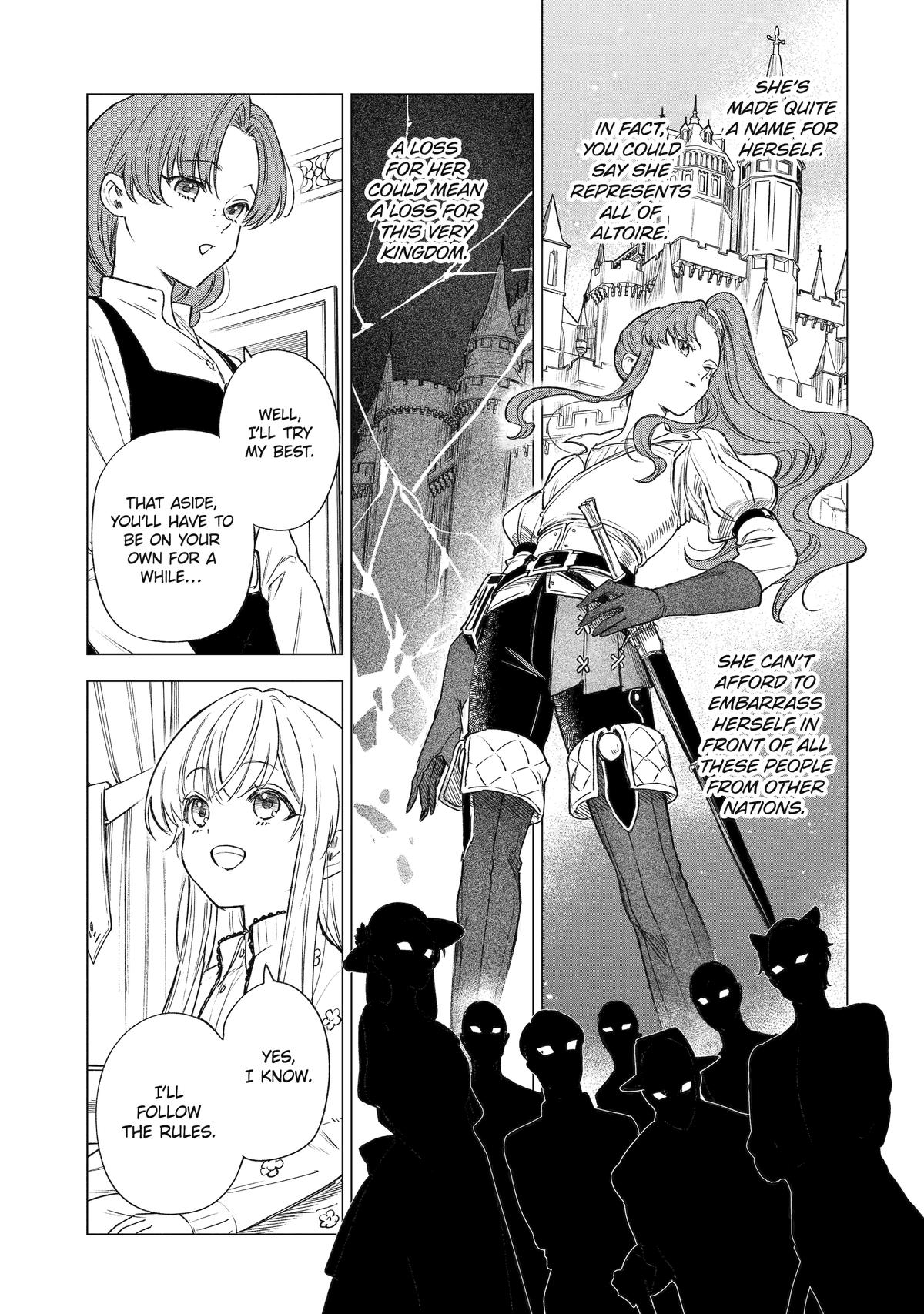 Kyouran Reijou Nia Liston: Byoujaku Reijou ni Tensei shita Kamigoroshi no Bujin no Karei naru Musouroku Chap 37 - Next Chap 38