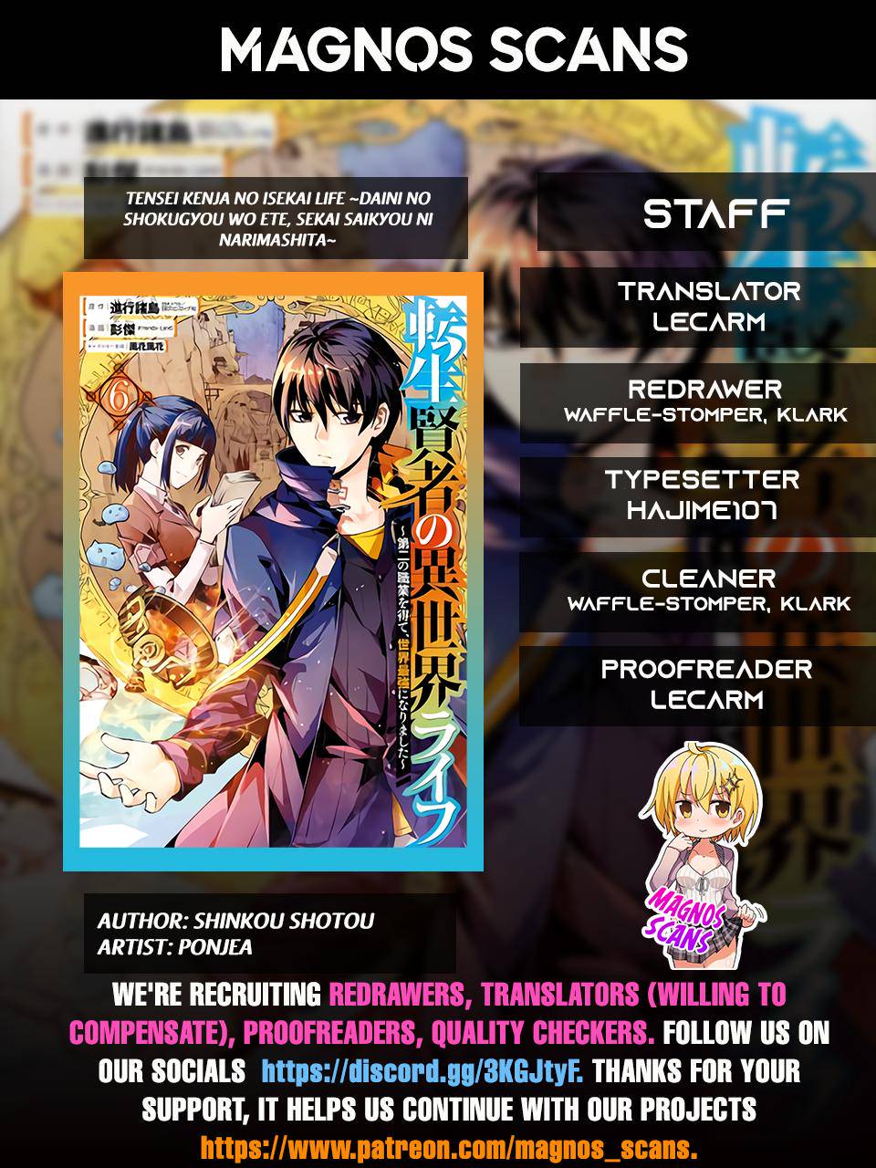 Tensei Kenja no Isekai Raifu Chap 19 - Next Chap 20