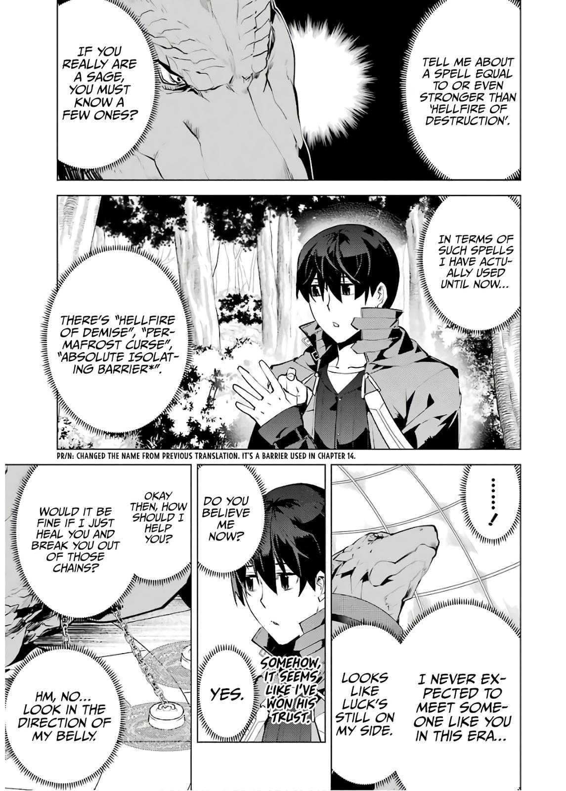 Tensei Kenja no Isekai Raifu Chap 24 - Next Chap 25