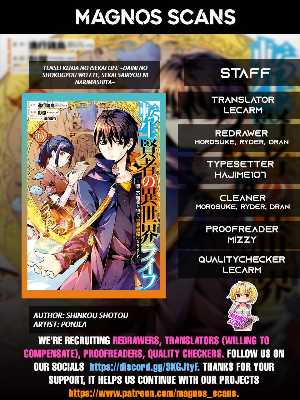 Tensei Kenja no Isekai Raifu Chap 20 - Next Chap 21