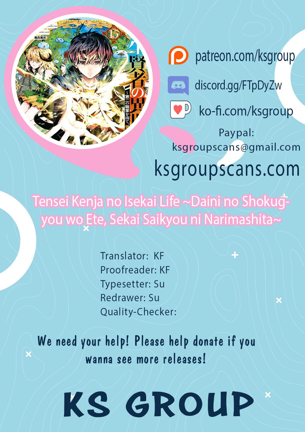 Tensei Kenja no Isekai Raifu Chap 45.2 - Next Chap 46.2