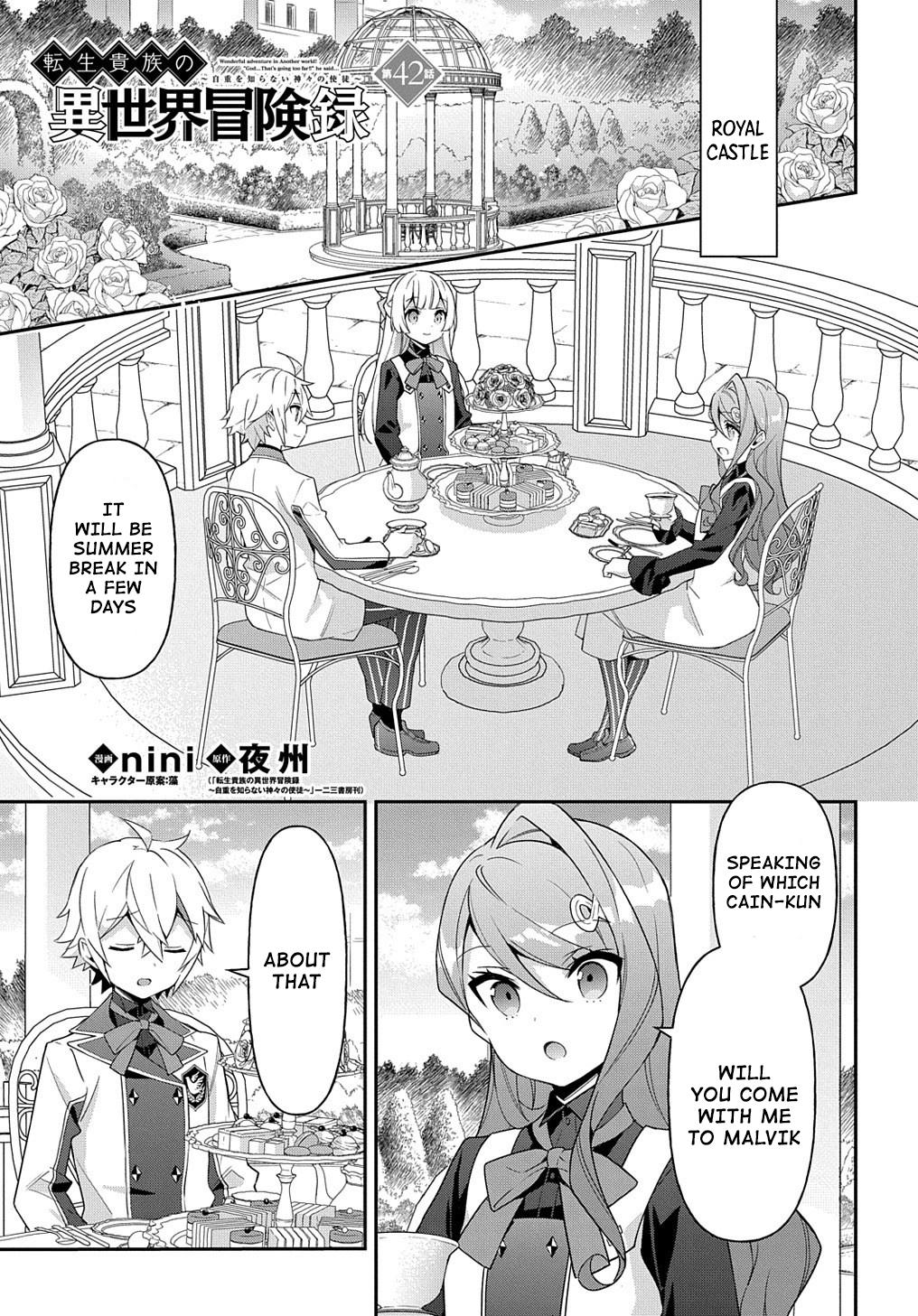 Chronicles of an Aristocrat Reborn in Another World Chap 42 - Next Chap 43