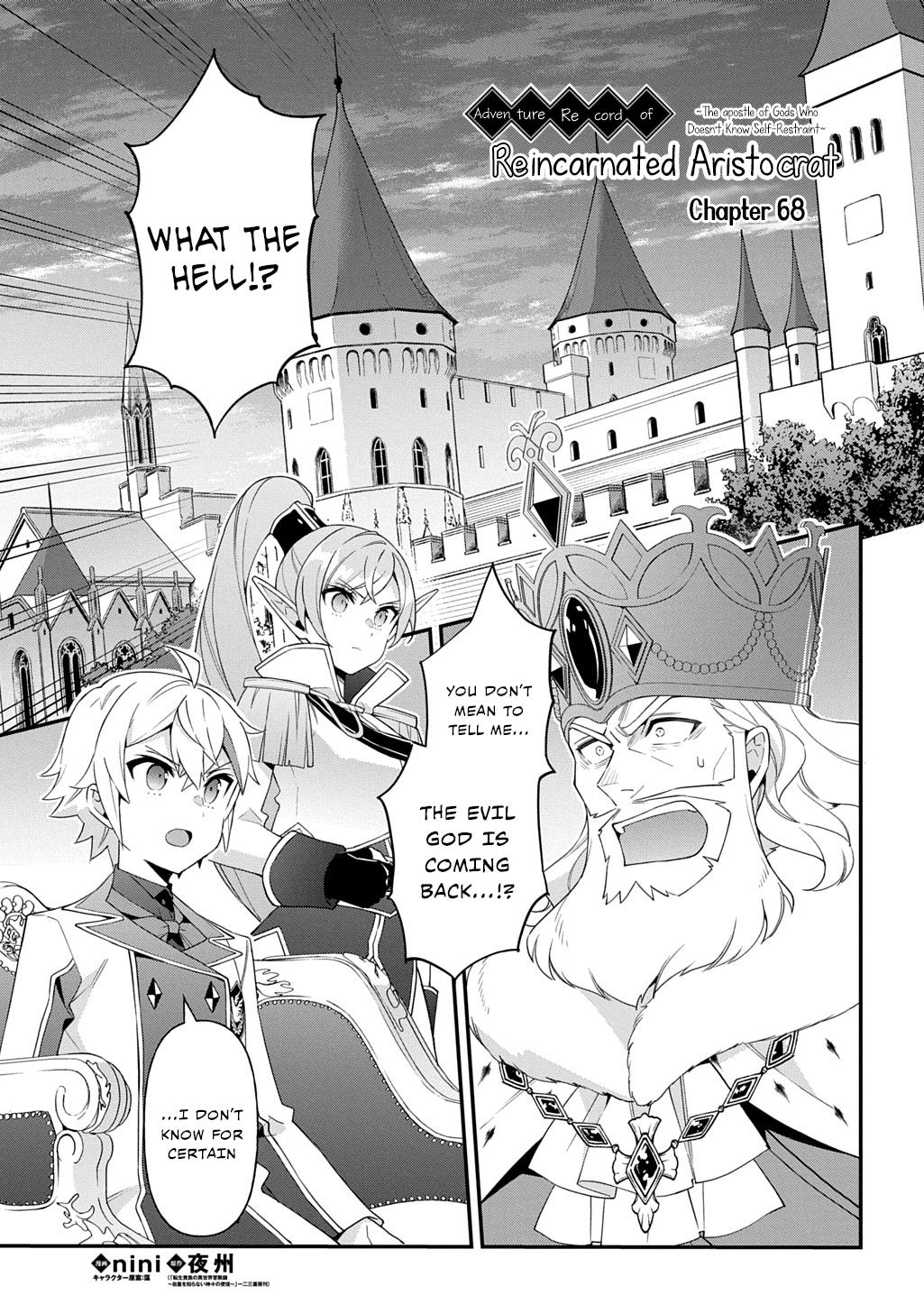 Chronicles of an Aristocrat Reborn in Another World Chap 68 - Next Chap 69