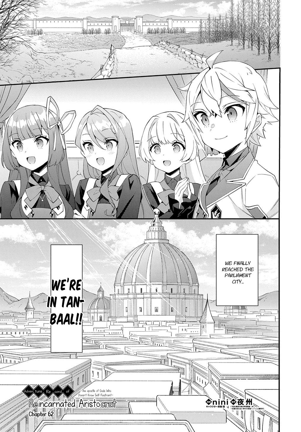 Chronicles of an Aristocrat Reborn in Another World Chap 62 - Next Chap 63
