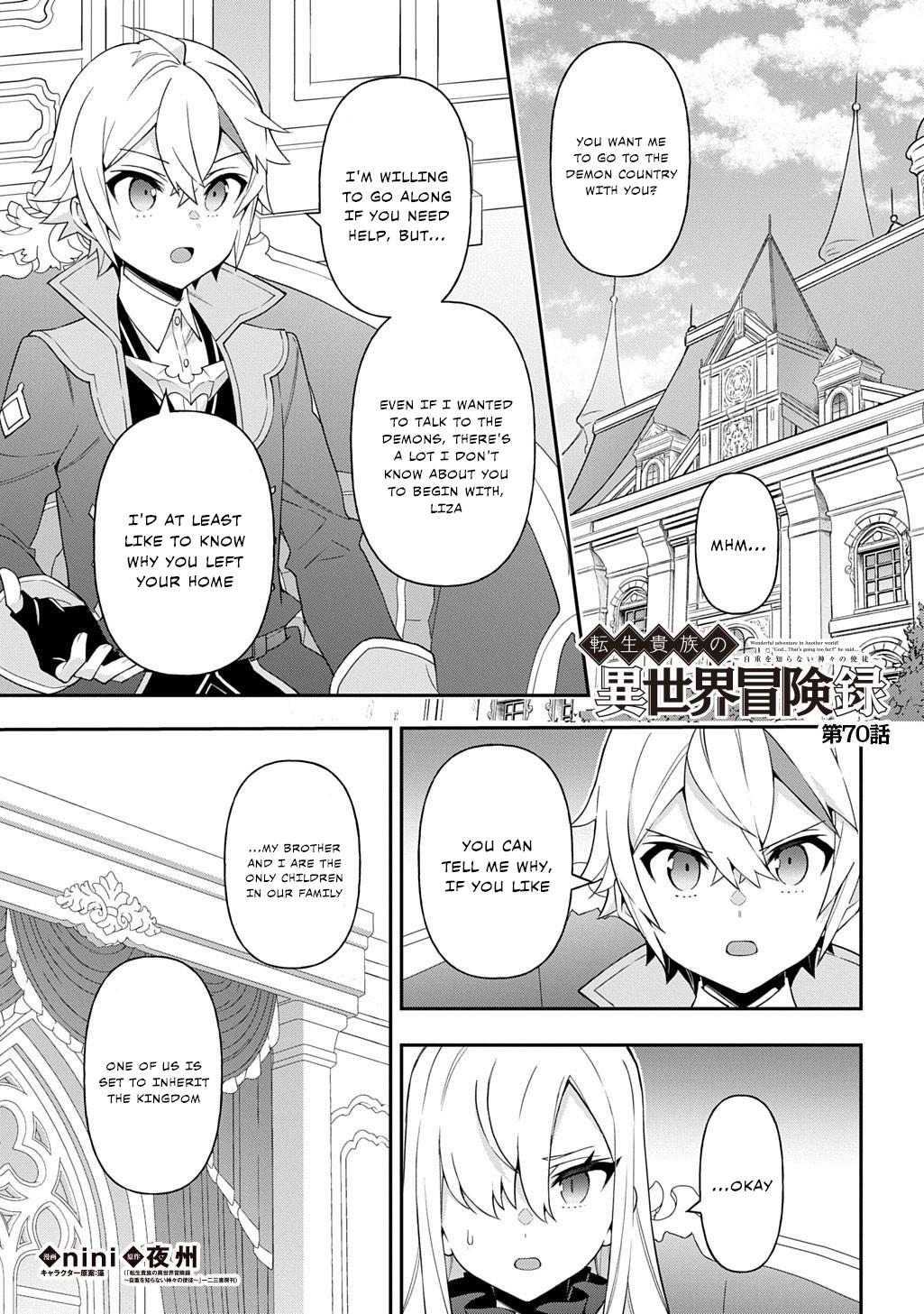 Chronicles of an Aristocrat Reborn in Another World Chap 70 - Next Chap 71