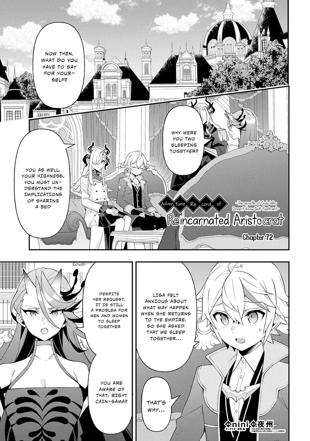 Chronicles of an Aristocrat Reborn in Another World Chap 72 - Next Chap 73