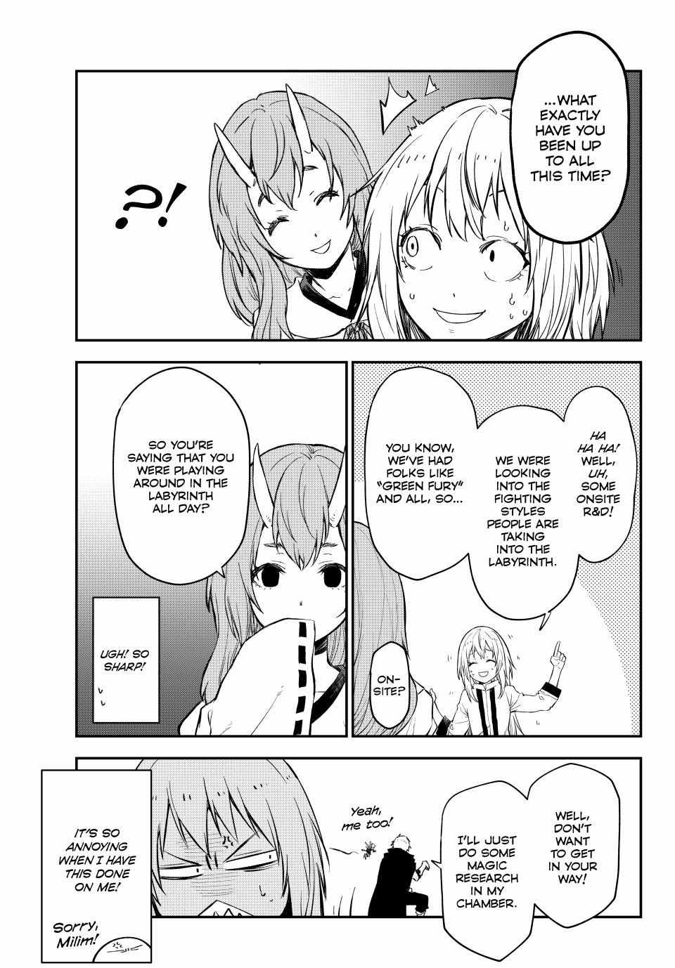 That Time I Got Reincarnated as a Slime Chap 121 - Next Chap 122