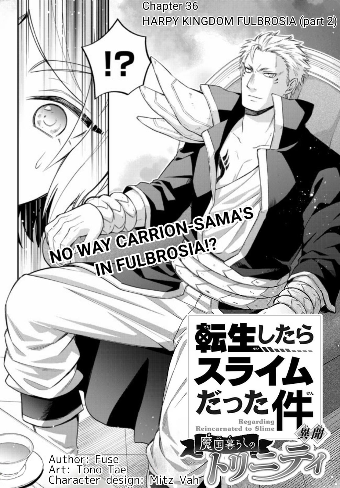 Tensei shitara Slime datta Ken Ibun: Makoku Gurashi no Trinity Chap 36 - Next Chap 37