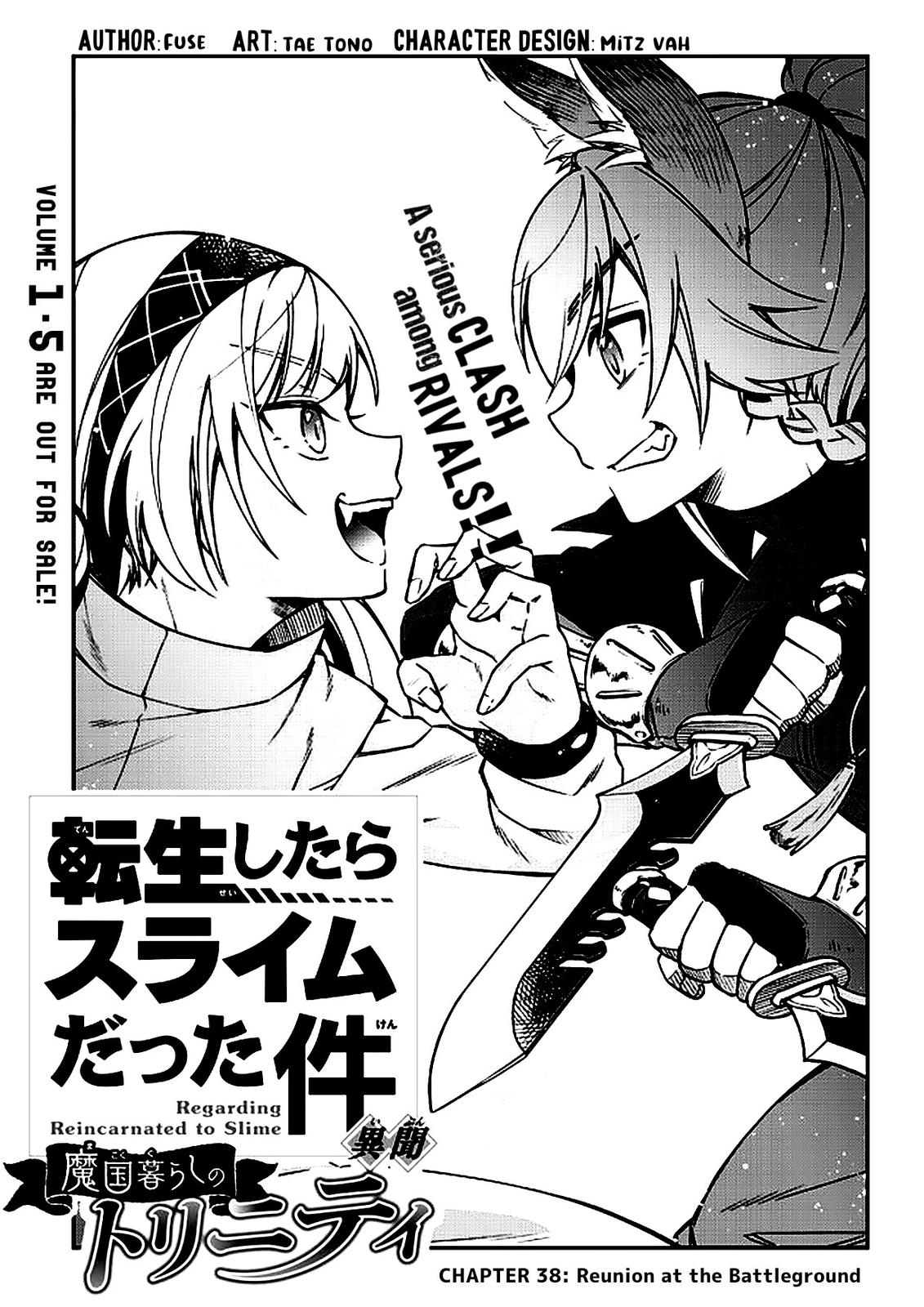 Tensei shitara Slime datta Ken Ibun: Makoku Gurashi no Trinity Chap 38 - Next Chap 39
