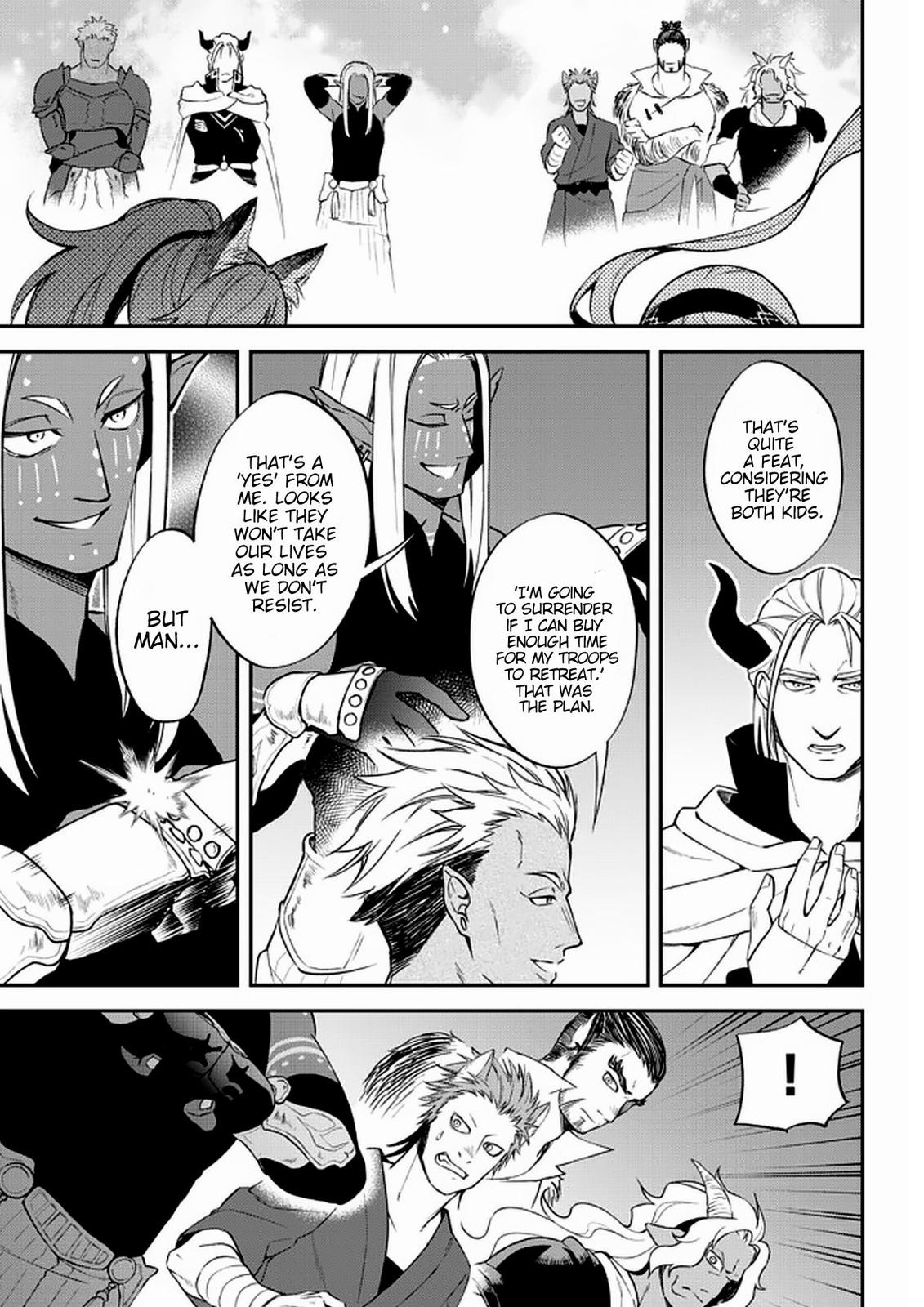 Tensei shitara Slime datta Ken Ibun: Makoku Gurashi no Trinity Chap 38 - Next Chap 39