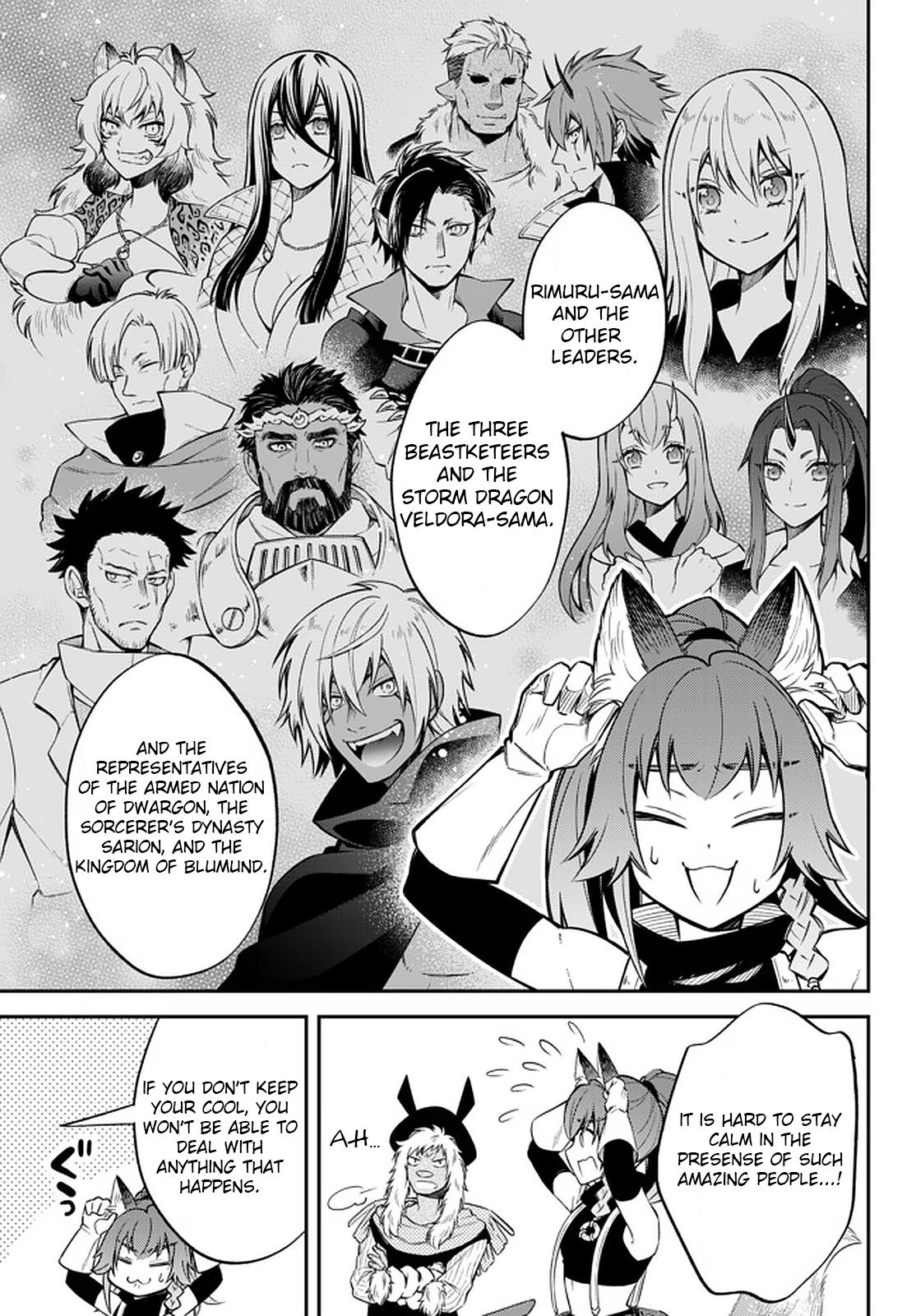 Tensei shitara Slime datta Ken Ibun: Makoku Gurashi no Trinity Chap 31 - Next Chap 32