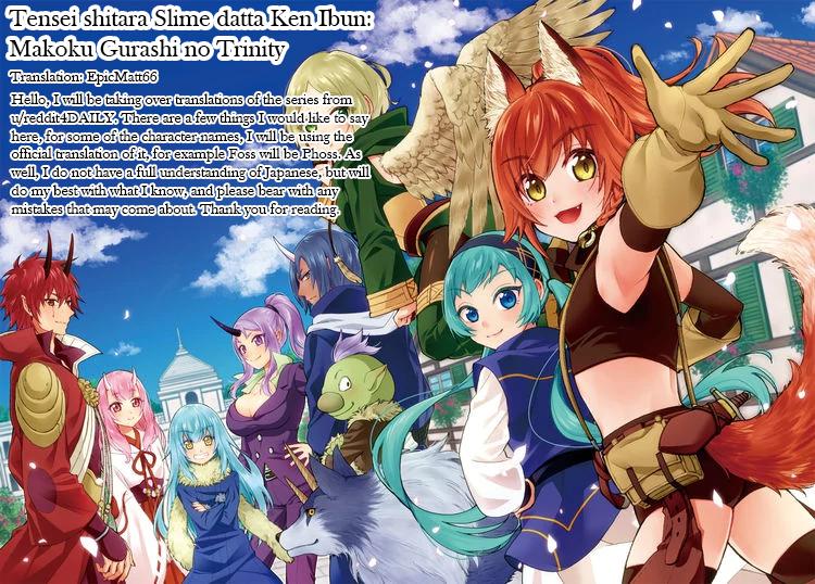 Tensei shitara Slime datta Ken Ibun: Makoku Gurashi no Trinity Chap 31 - Next Chap 32