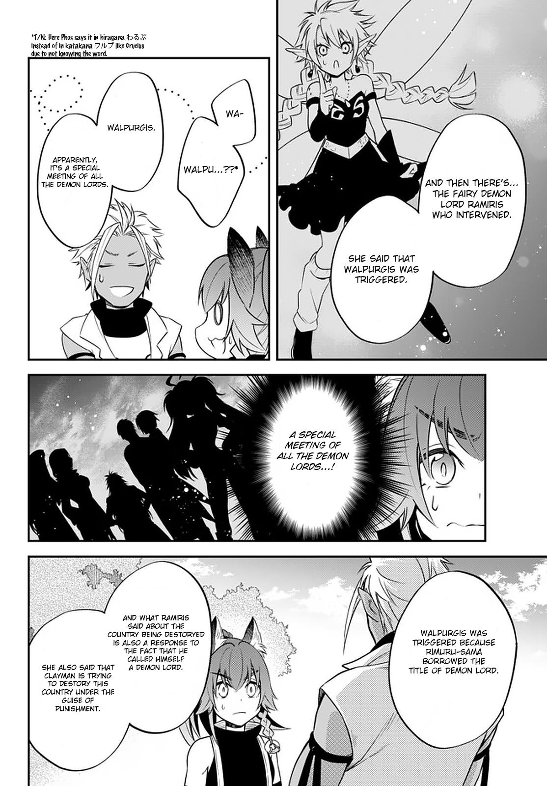 Tensei shitara Slime datta Ken Ibun: Makoku Gurashi no Trinity Chap 31 - Next Chap 32